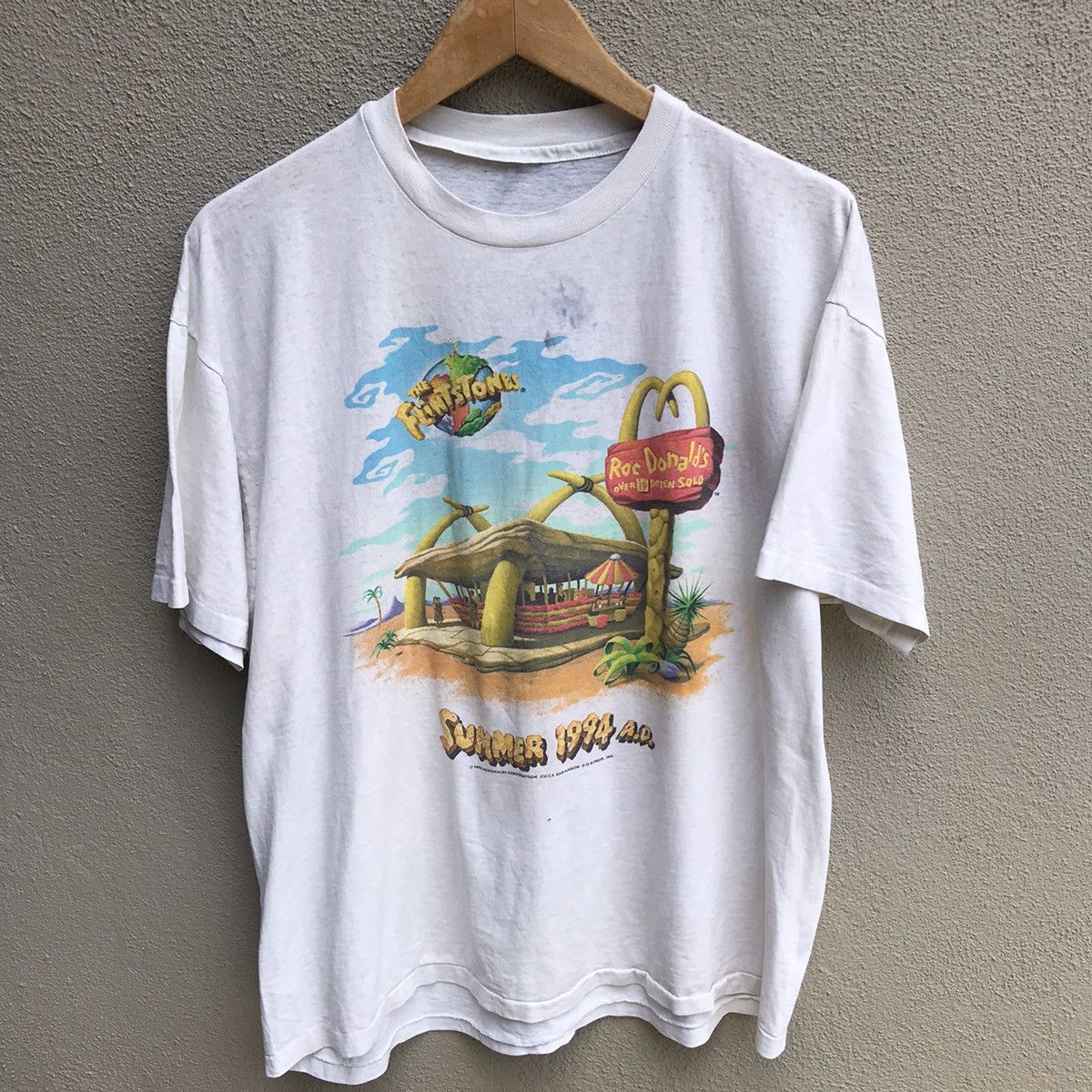 Vintage Vintage 90s THE FLINSTONES movie tee cartoons Size US L / EU 52-54 / 3 - 2 Thumbnail