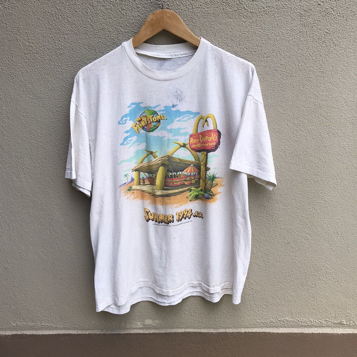 Vintage Vintage 90s THE FLINSTONES movie tee cartoons Size US L / EU 52-54 / 3 - 1 Thumbnail