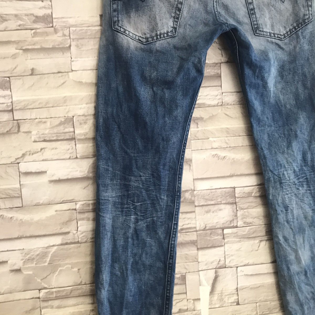 Diesel Vintage Diesel Belther Denim Acid Wash Jeans Size US 30 / EU 46 - 13 Thumbnail