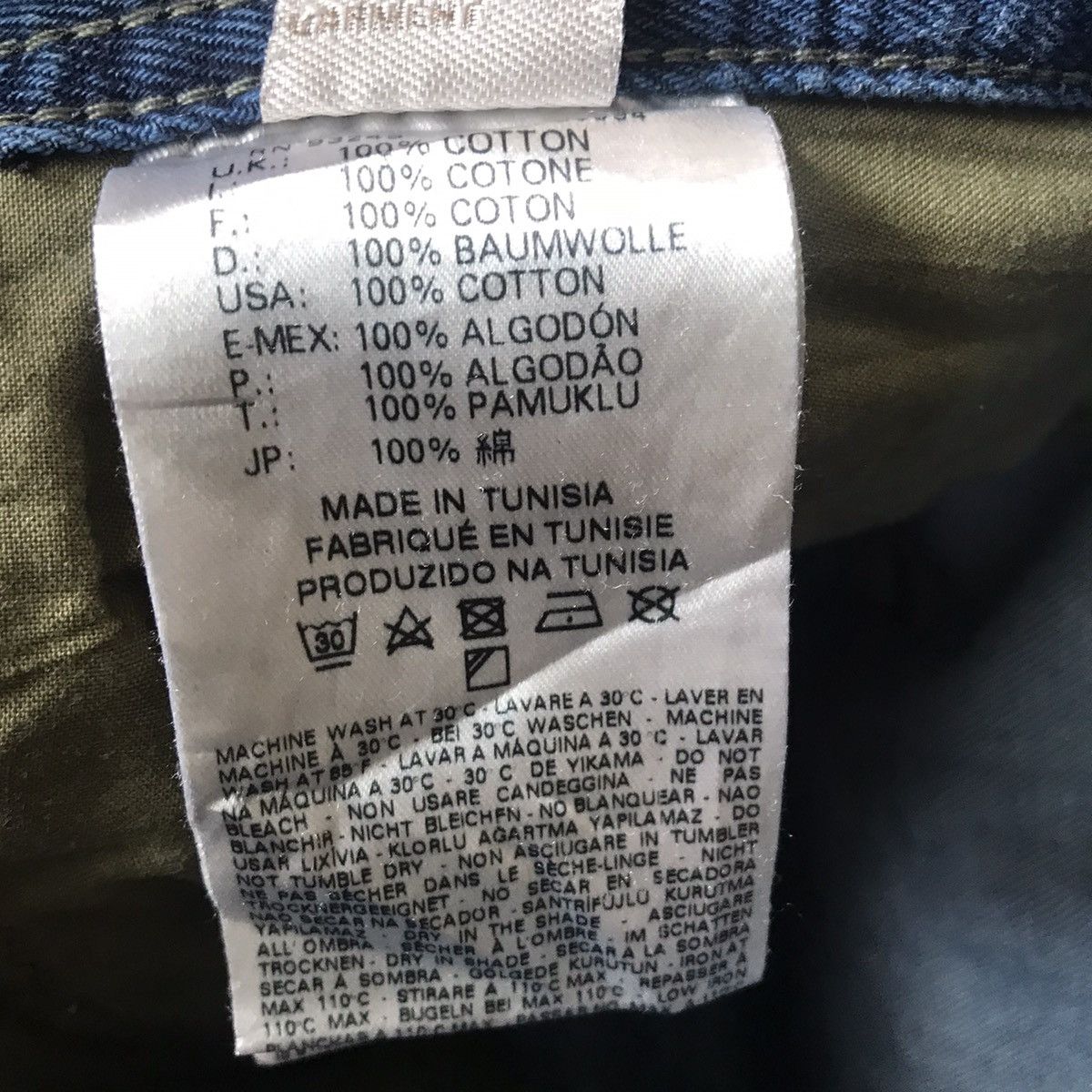 Diesel Vintage Diesel Belther Denim Acid Wash Jeans Size US 30 / EU 46 - 21 Thumbnail