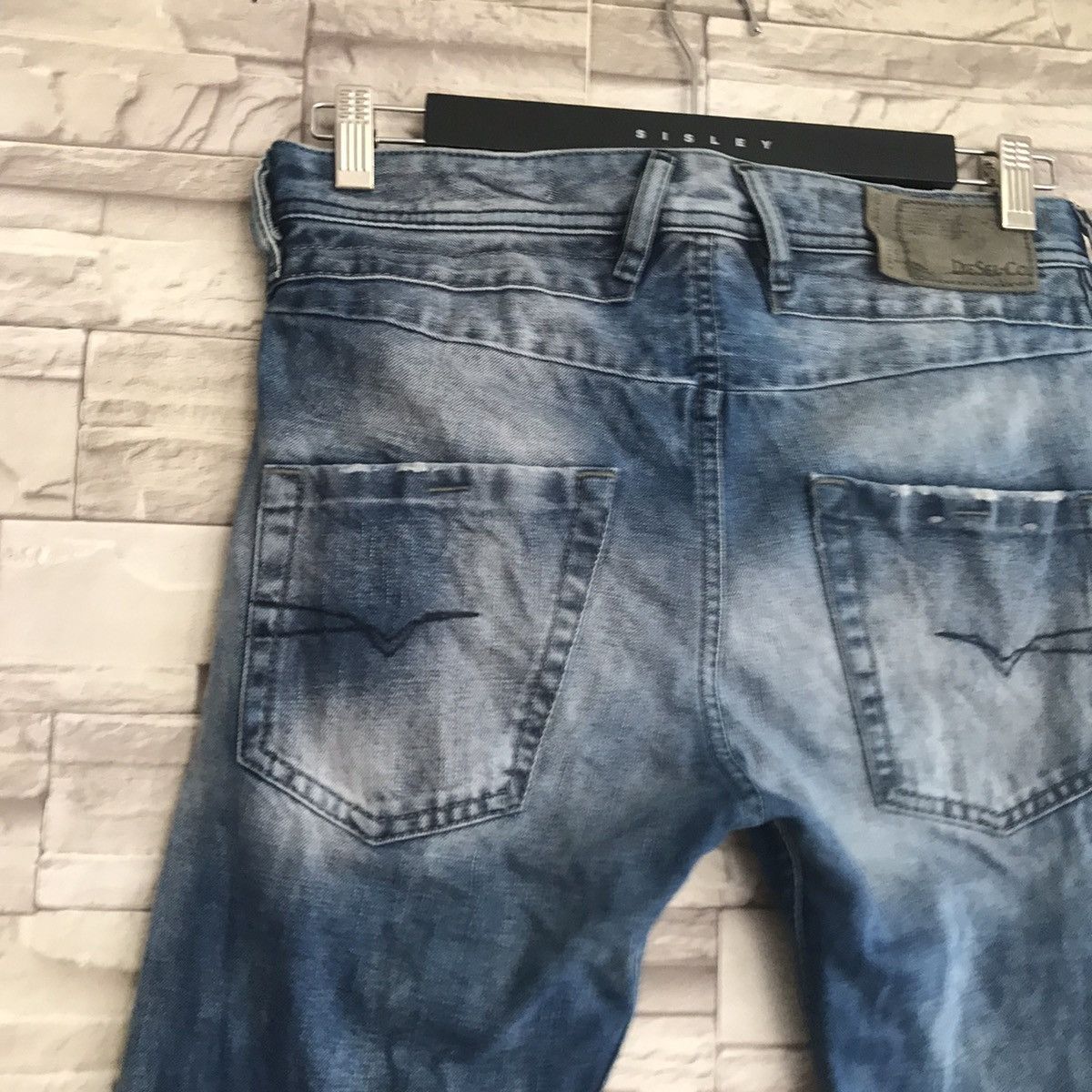 Diesel Vintage Diesel Belther Denim Acid Wash Jeans Size US 30 / EU 46 - 11 Thumbnail