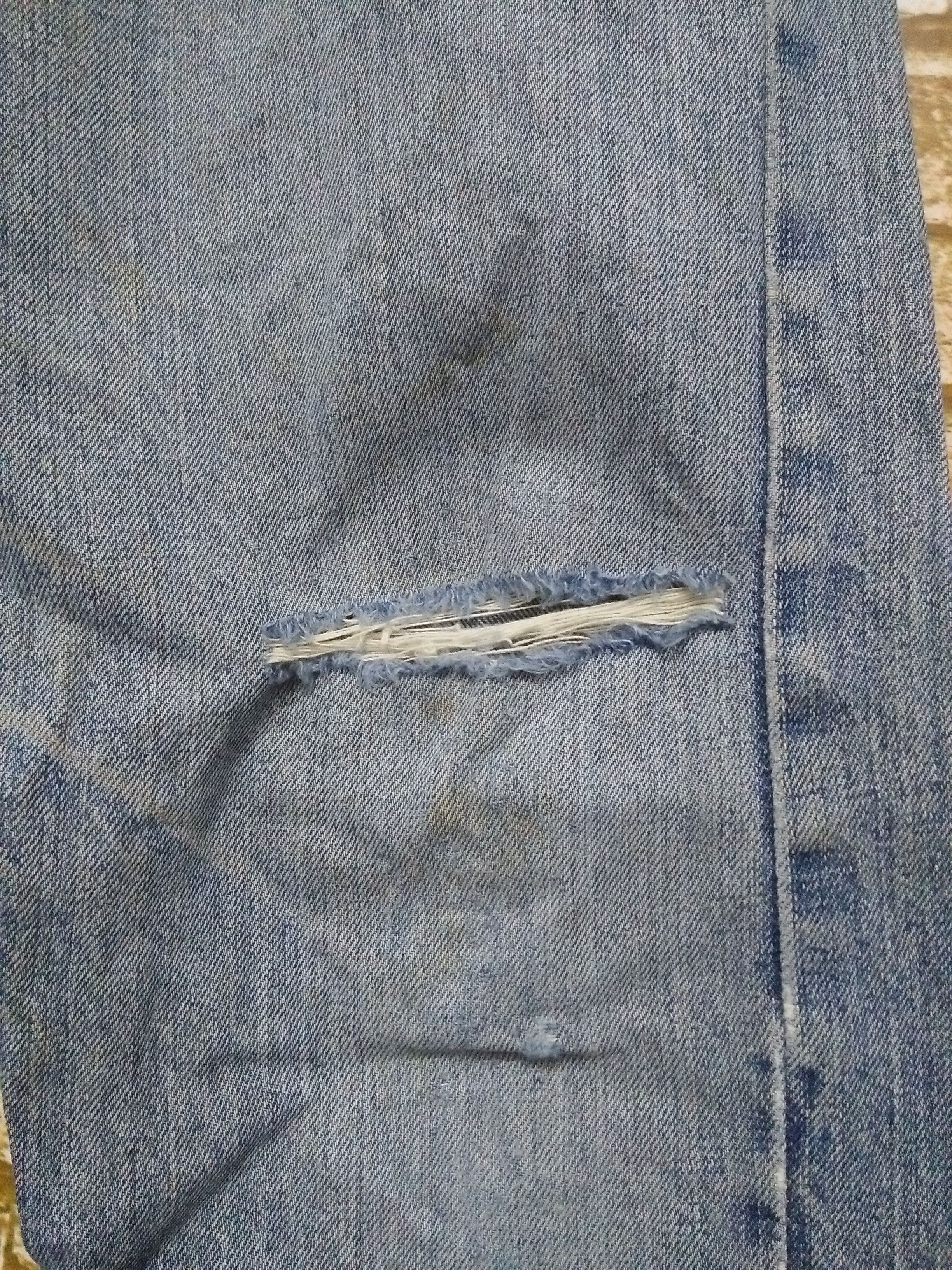 Levi's × Vintage 70s LEVIS 501 DENIM NO 6 SELVEDGE USA SINGLE STITCH (A938) Size US 28 / EU 44 - 4 Thumbnail