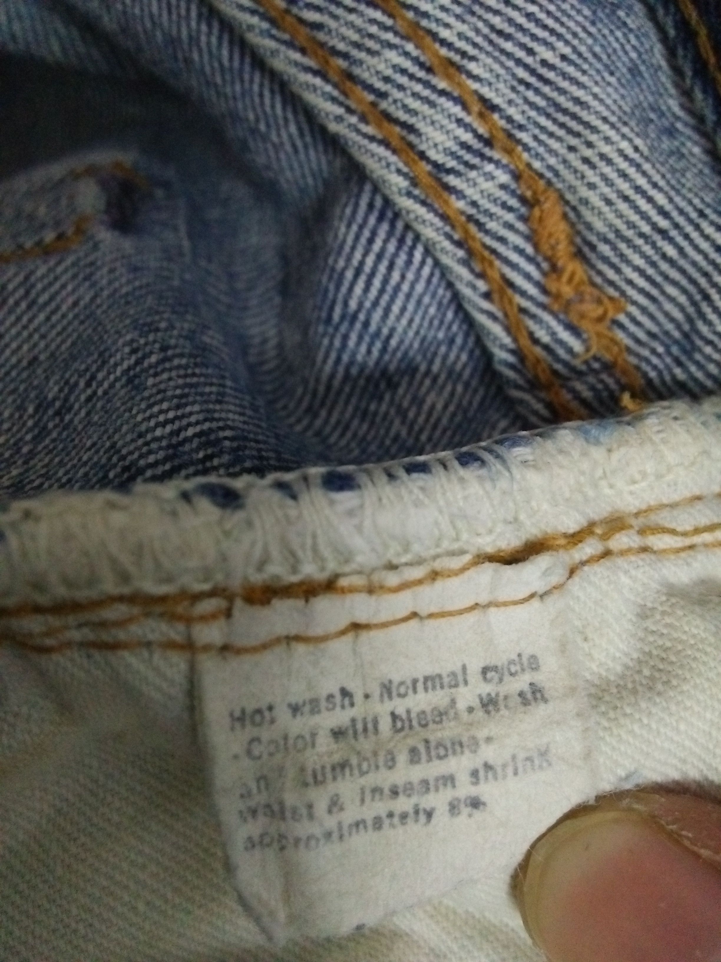 Levi's × Vintage 70s LEVIS 501 DENIM NO 6 SELVEDGE USA SINGLE STITCH (A938) Size US 28 / EU 44 - 12 Thumbnail