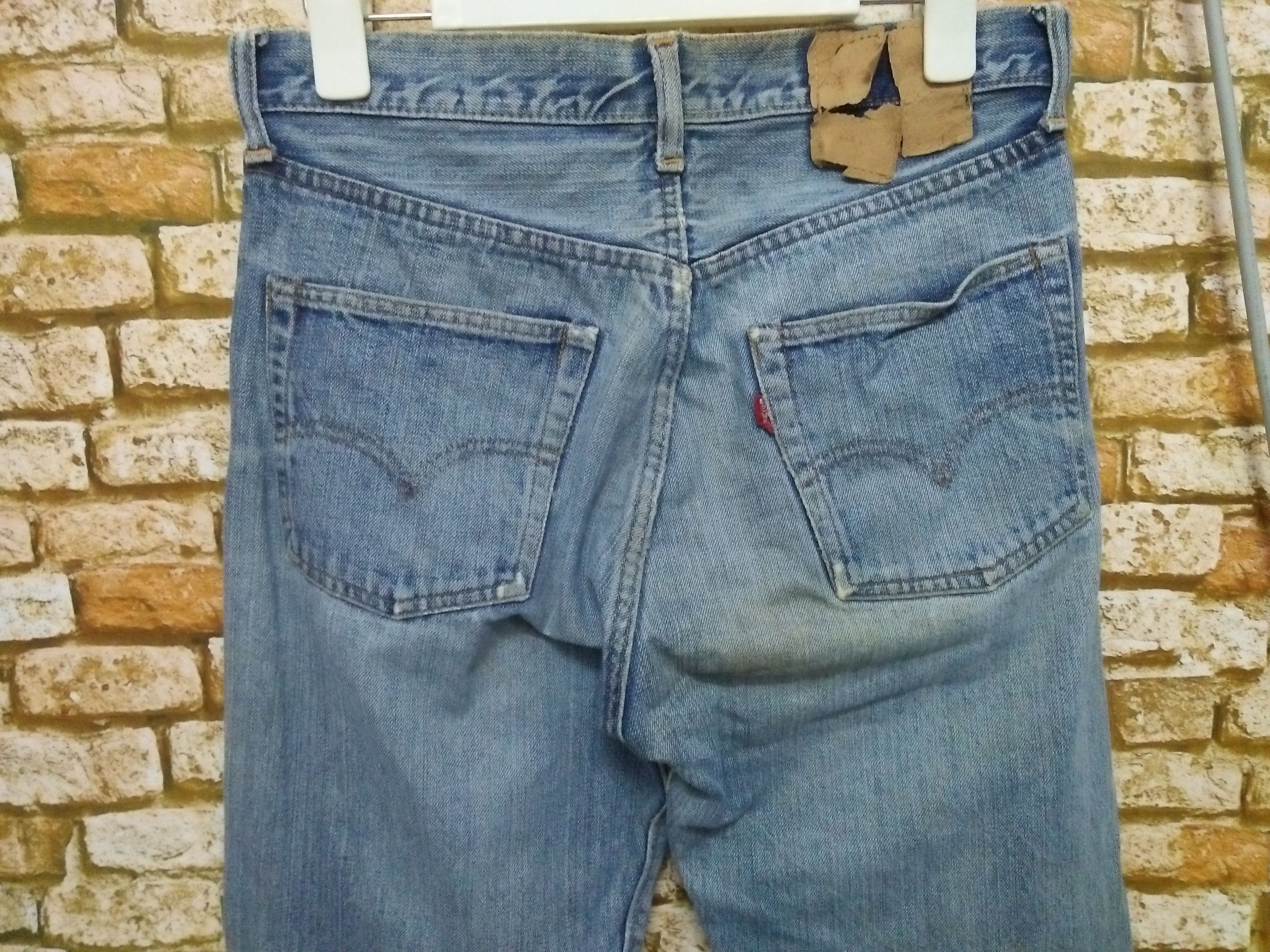 Levi's × Vintage 70s LEVIS 501 DENIM NO 6 SELVEDGE USA SINGLE STITCH (A938) Size US 28 / EU 44 - 6 Thumbnail