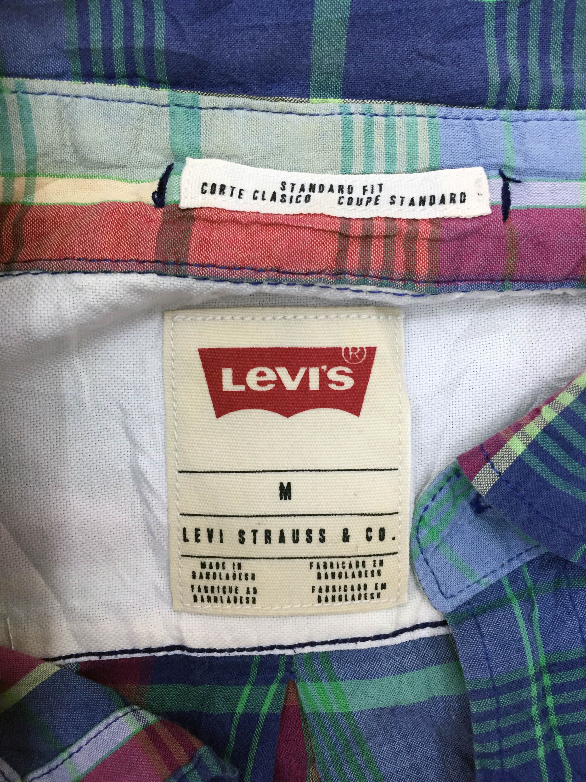 Levi's × Levi's Vintage Clothing VINTAGE LEVI'S BUTTON UP SHORT SLEEVE SHIRT Size US M / EU 48-50 / 2 - 3 Thumbnail