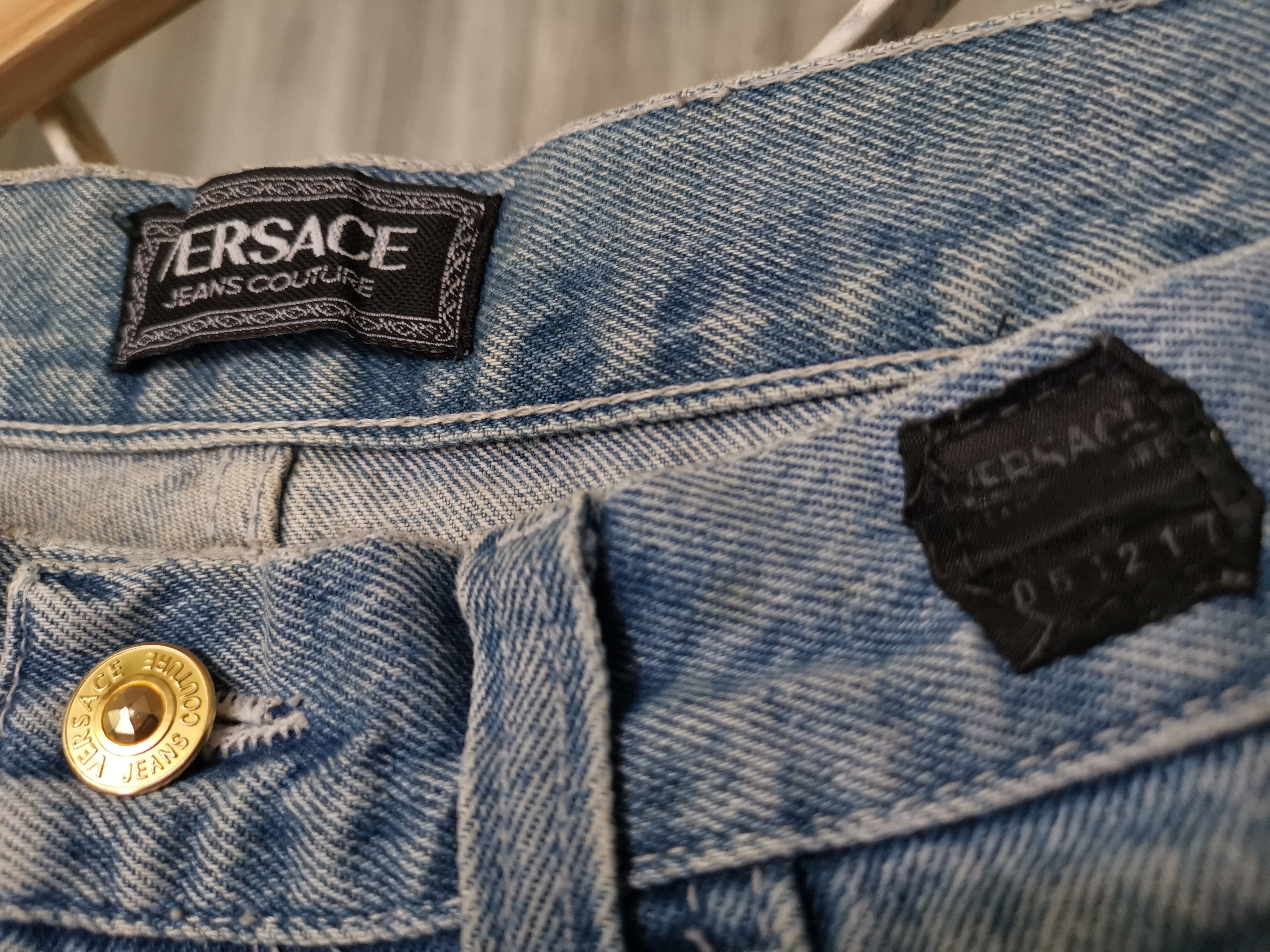 Versace Vintage Versace Jeans Couture Baggy Denim (Italy) Size US 33 - 9 Thumbnail