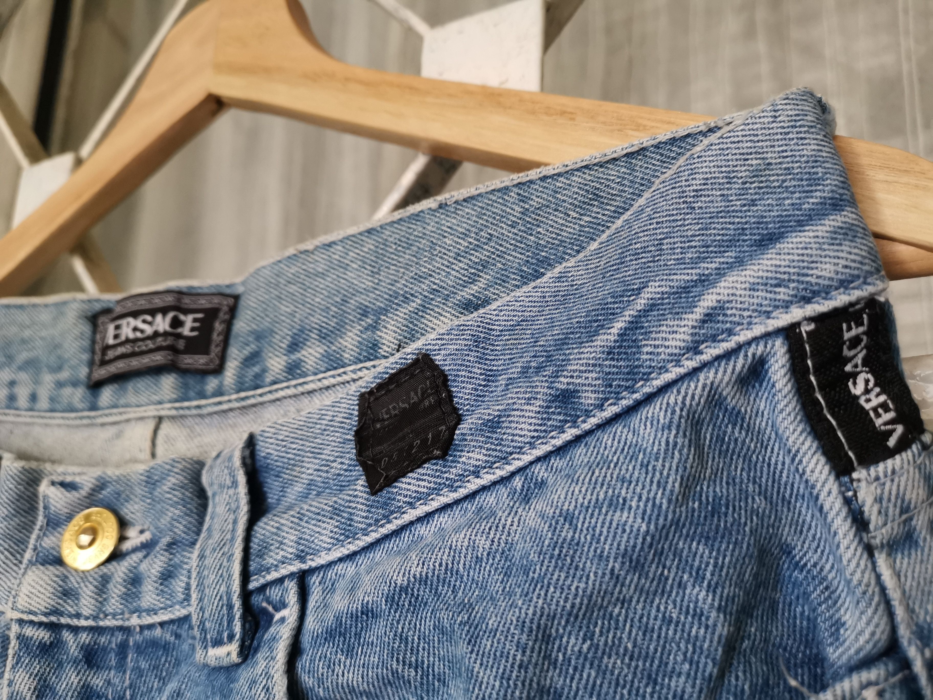 Versace Vintage Versace Jeans Couture Baggy Denim (Italy) Size US 33 - 10 Thumbnail