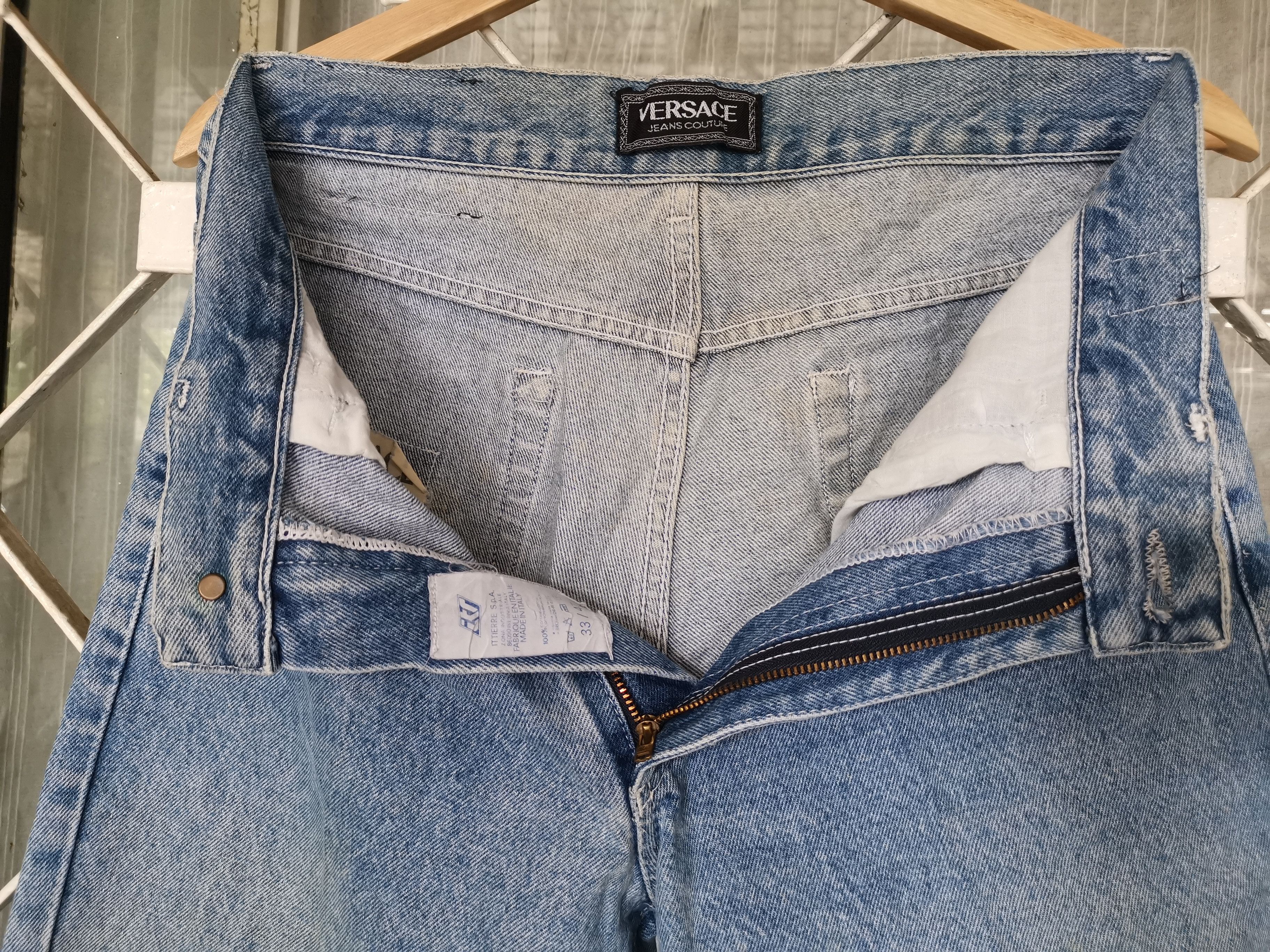 Versace Vintage Versace Jeans Couture Baggy Denim (Italy) Size US 33 - 4 Thumbnail