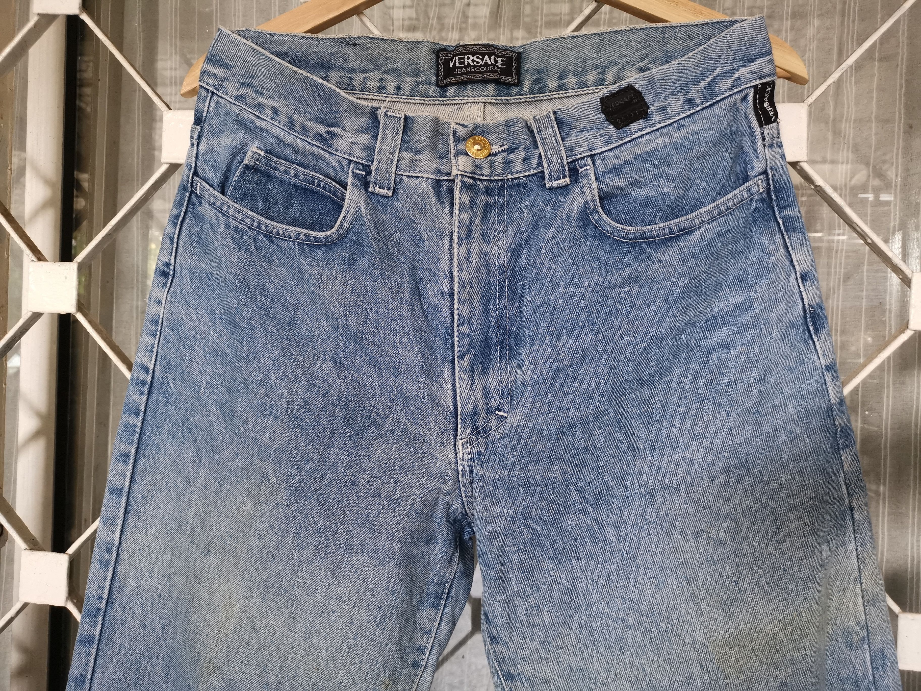 Versace Vintage Versace Jeans Couture Baggy Denim (Italy) Size US 33 - 11 Thumbnail