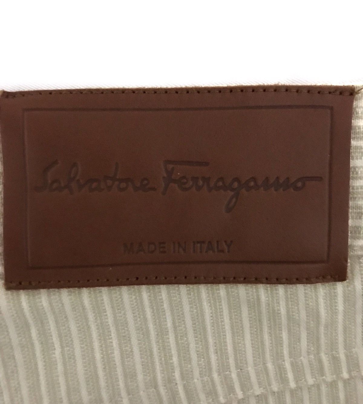 Salvatore Ferragamo Stripe Trouser Pants