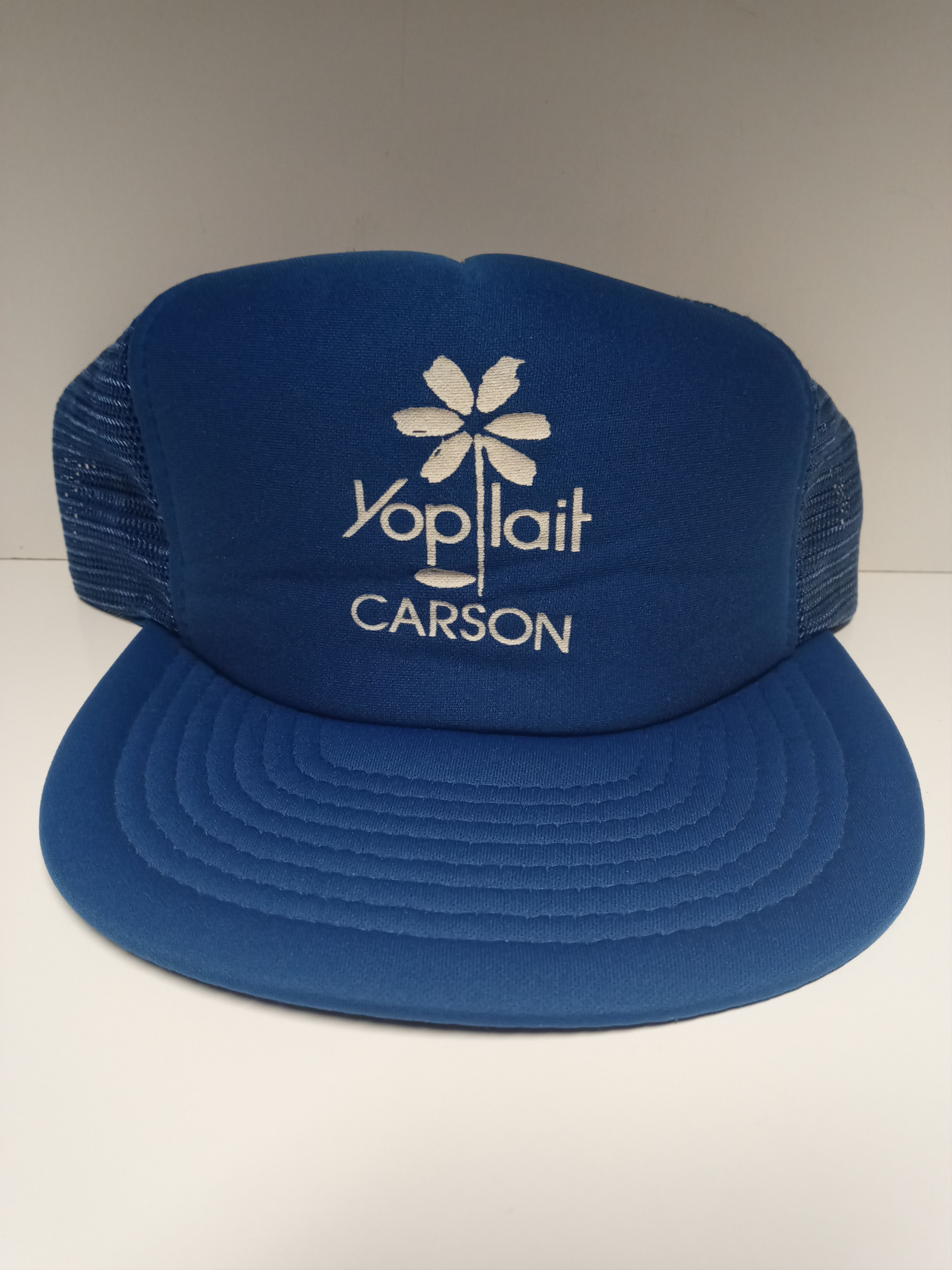 Vintage Vintage Yoplait Yogurt Carson California Blue Trucker Hat Grailed