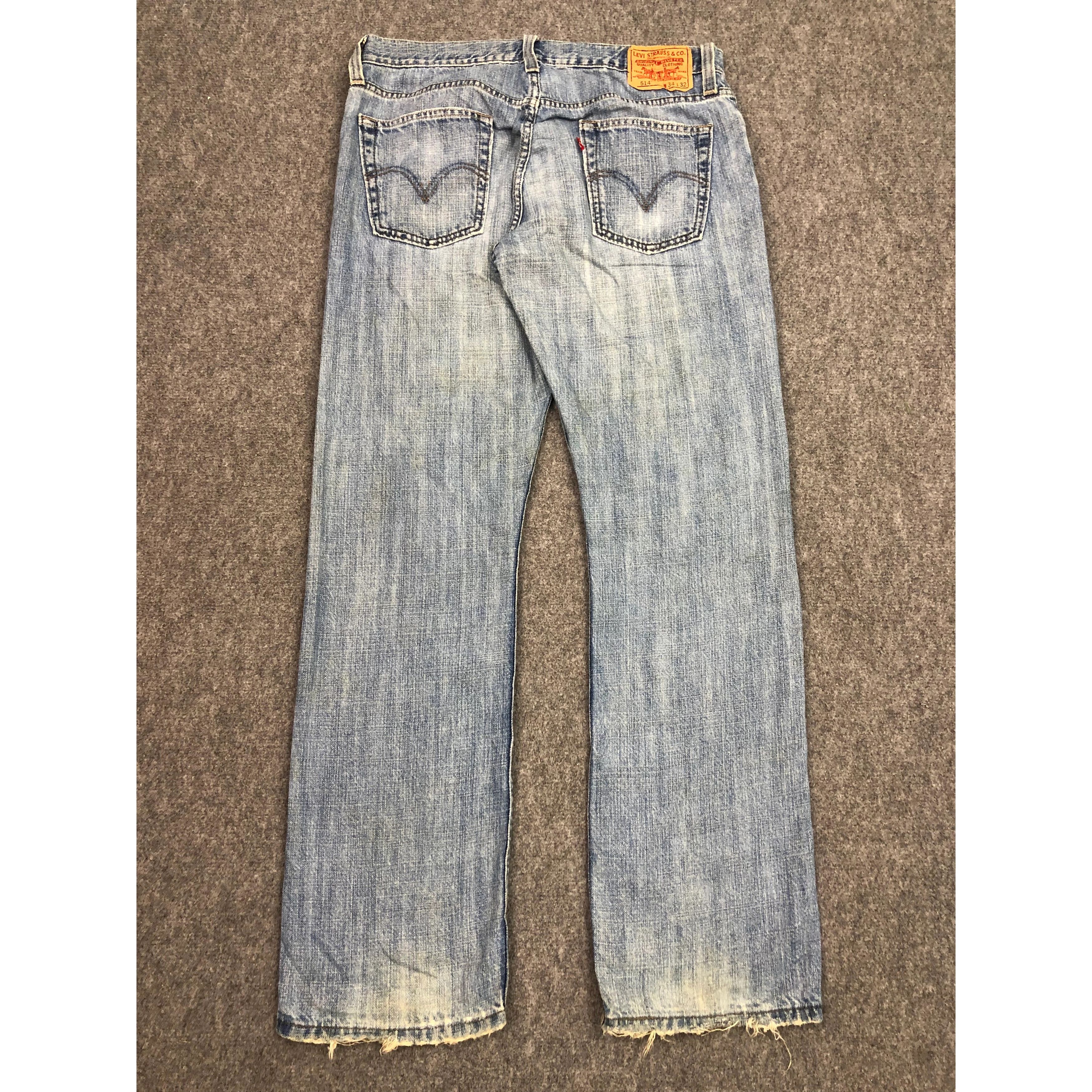 Levi's Vintage Levis 514 Jeans DP0494 Size US 35 - 2 Thumbnail
