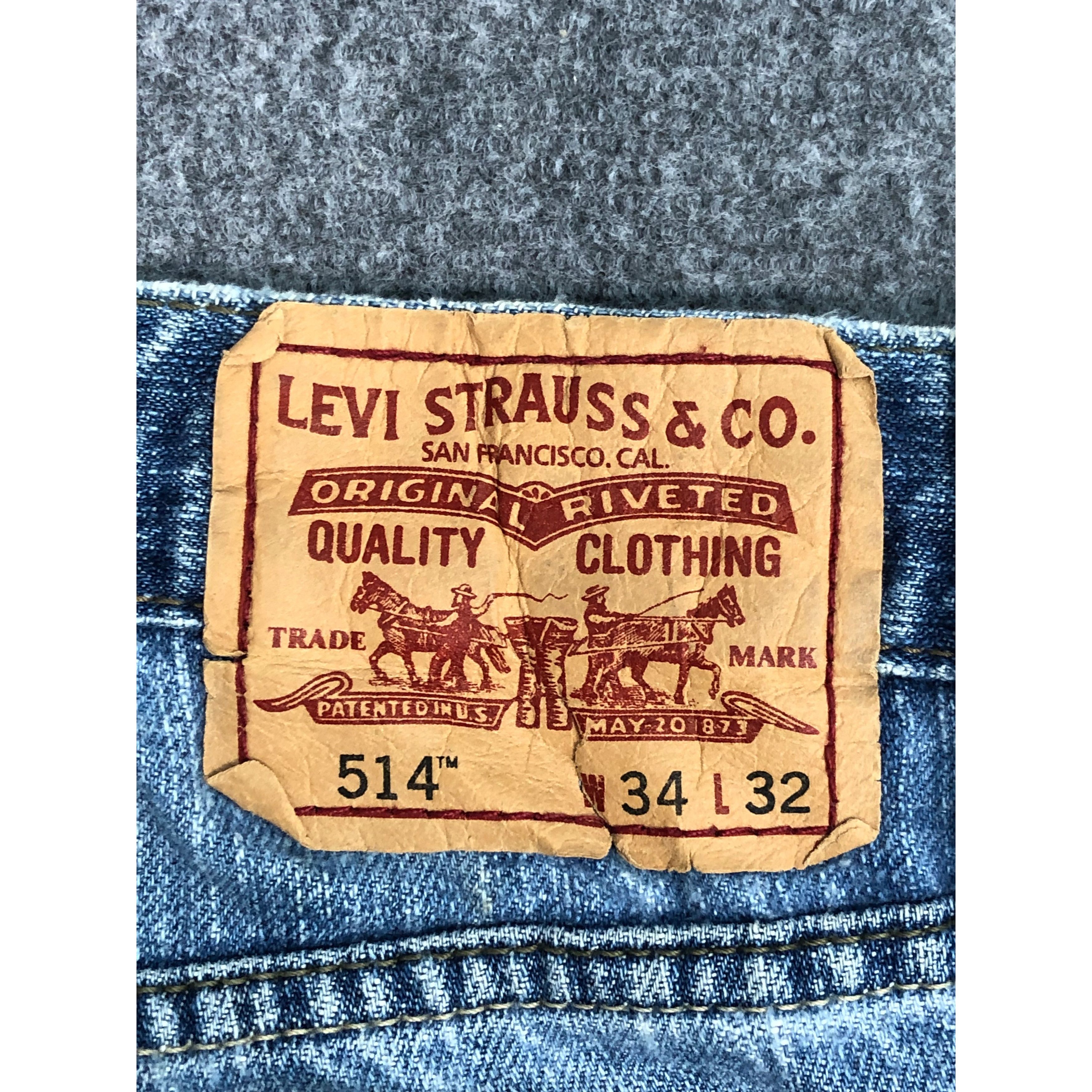 Levi's Vintage Levis 514 Jeans DP0494 Size US 35 - 5 Thumbnail