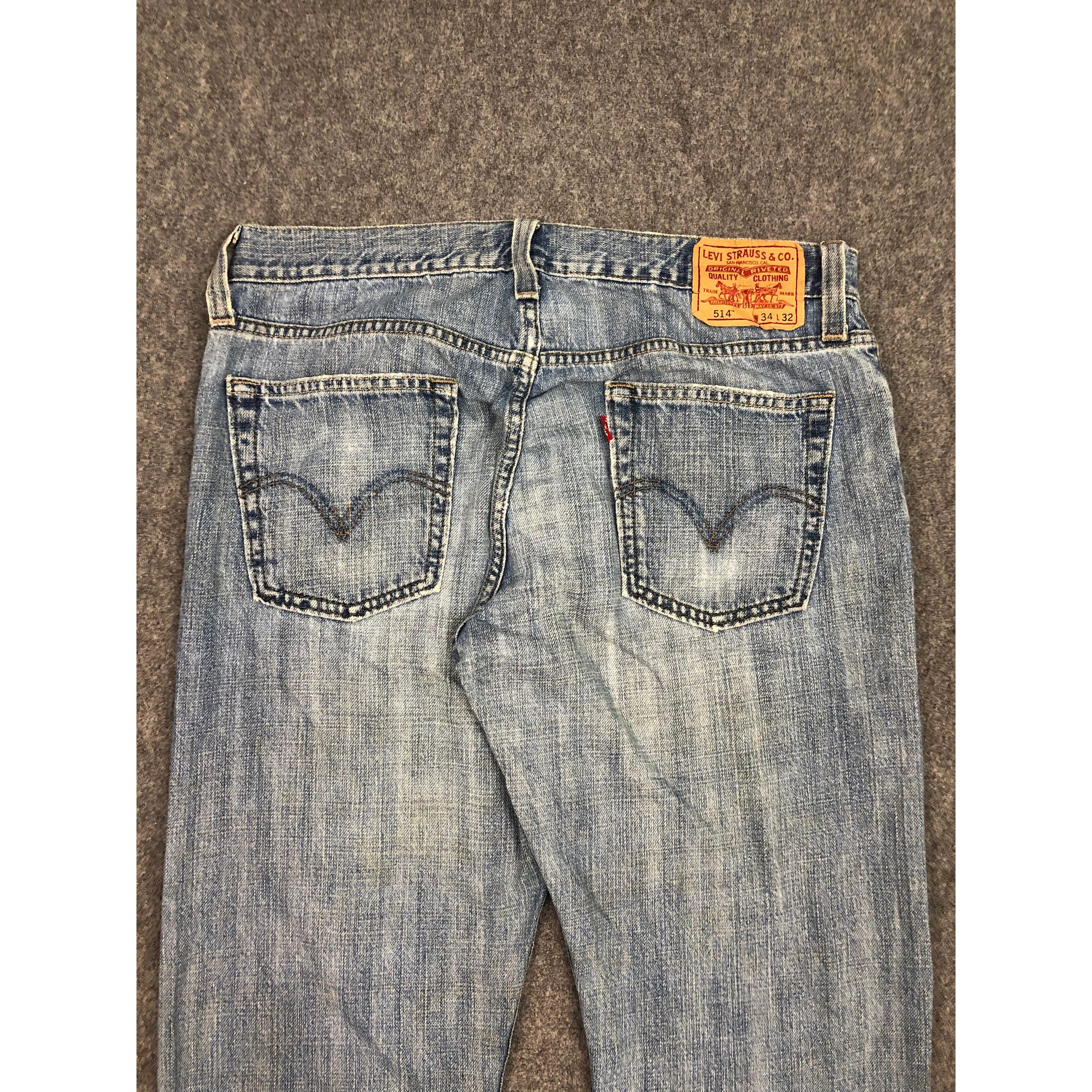 Levi's Vintage Levis 514 Jeans DP0494 Size US 35 - 4 Thumbnail
