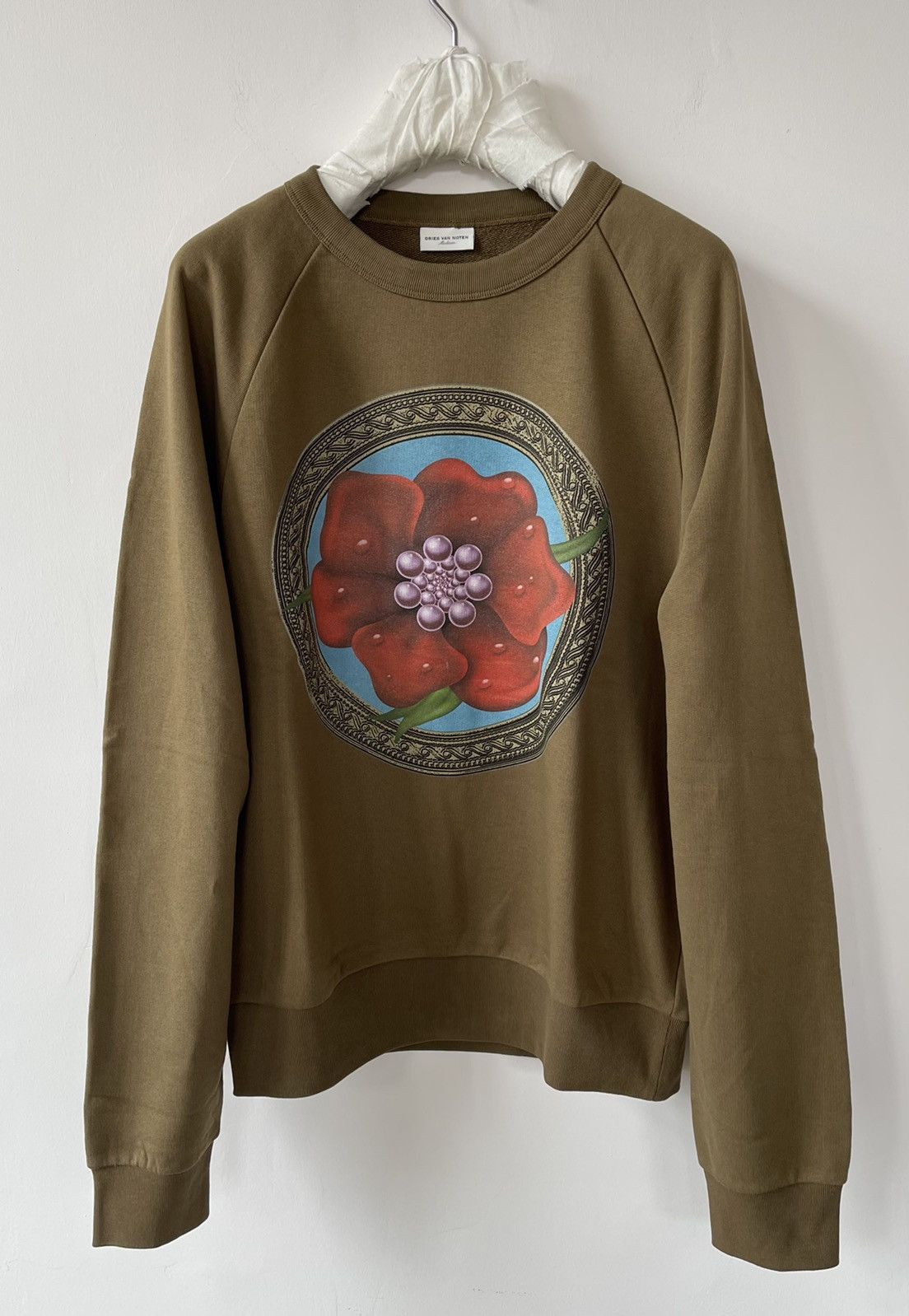 Dries Van Noten Dries Van Noten AW18/19 Flower Print Sweatshirt Size US M / EU 48-50 / 2 - 3 Thumbnail