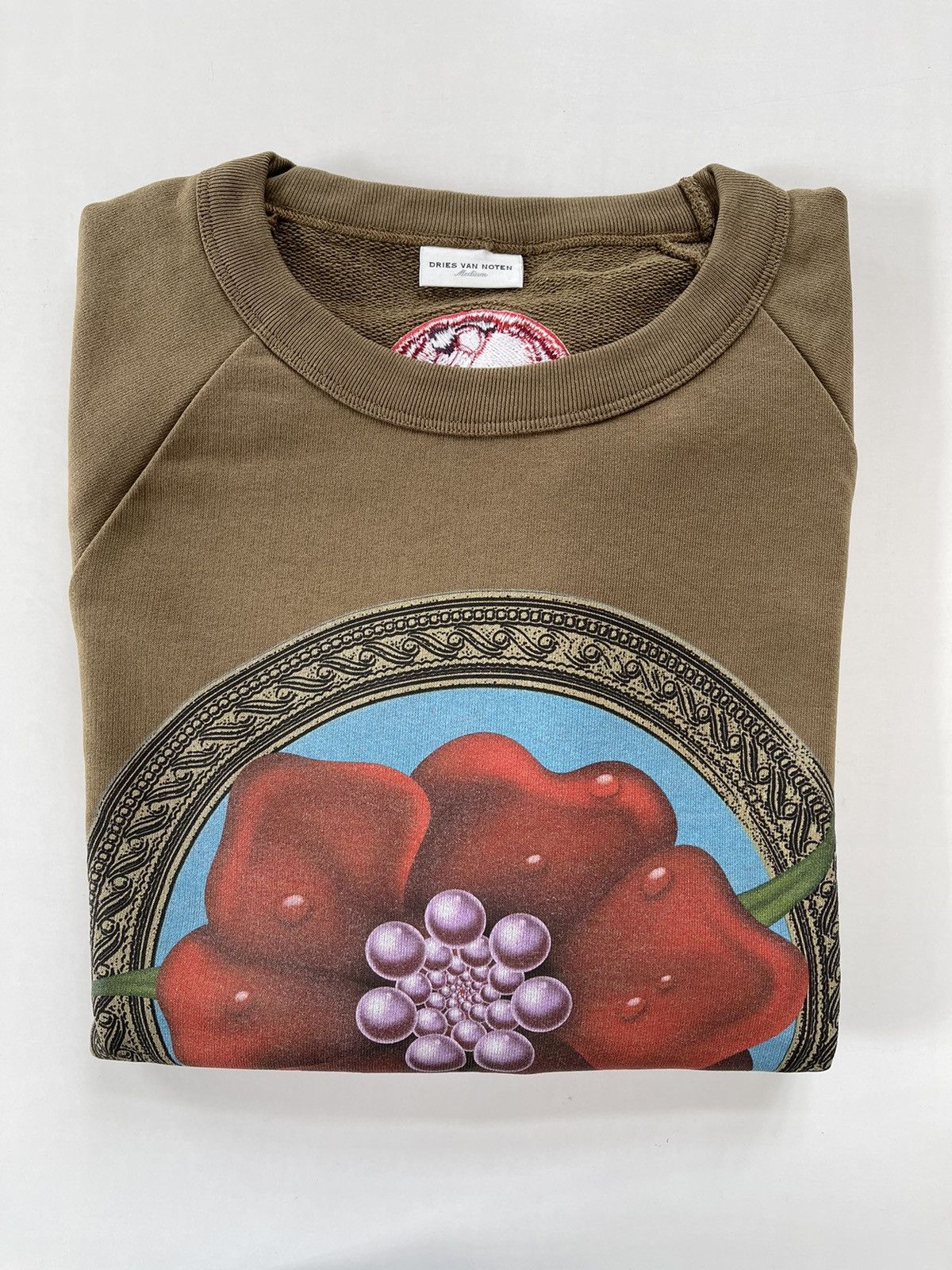 Dries Van Noten Dries Van Noten AW18/19 Flower Print Sweatshirt Size US M / EU 48-50 / 2 - 6 Thumbnail
