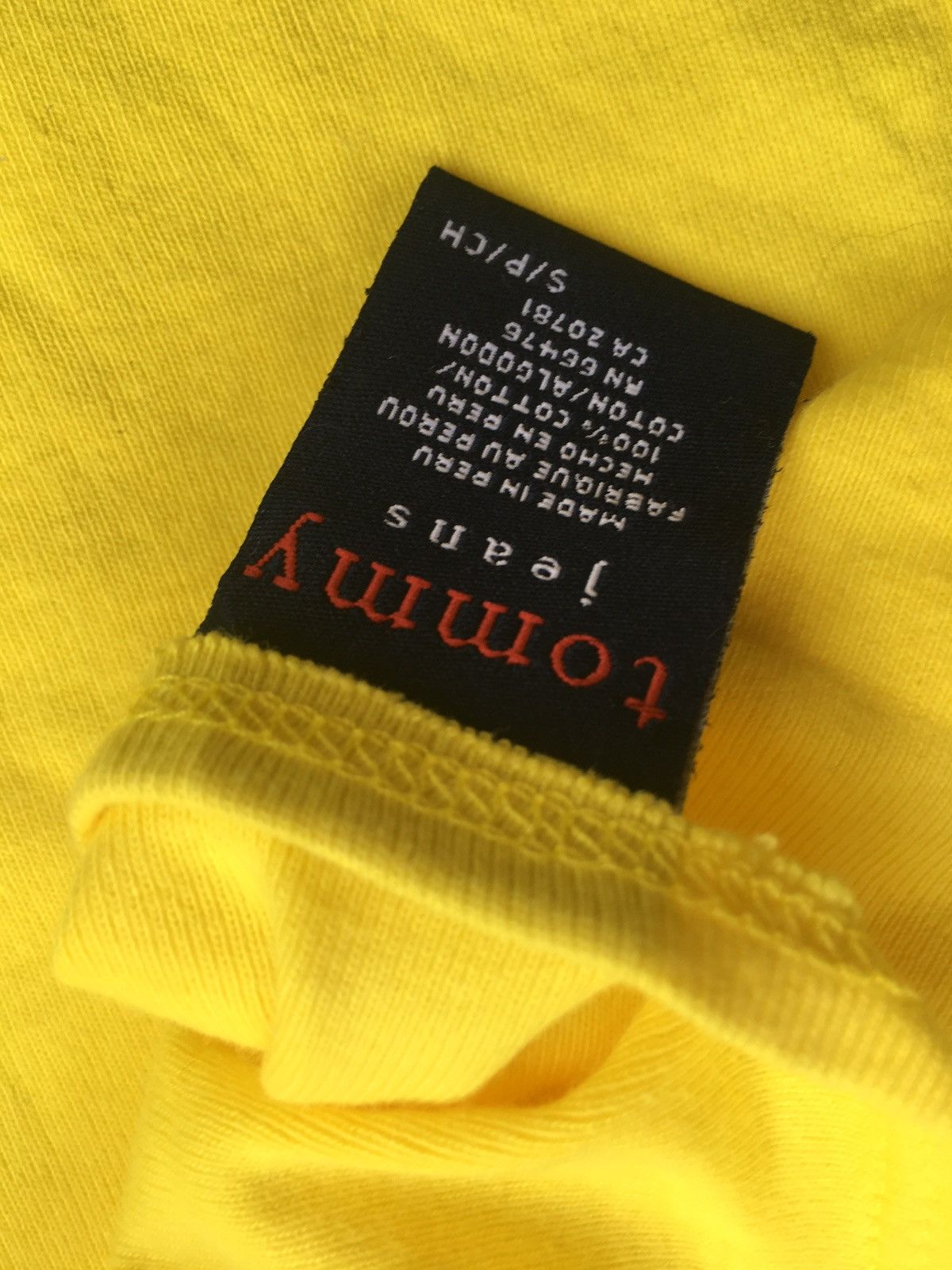 Tommy Hilfiger yellow tommy jeans Size US S / EU 44-46 / 1 - 3 Thumbnail