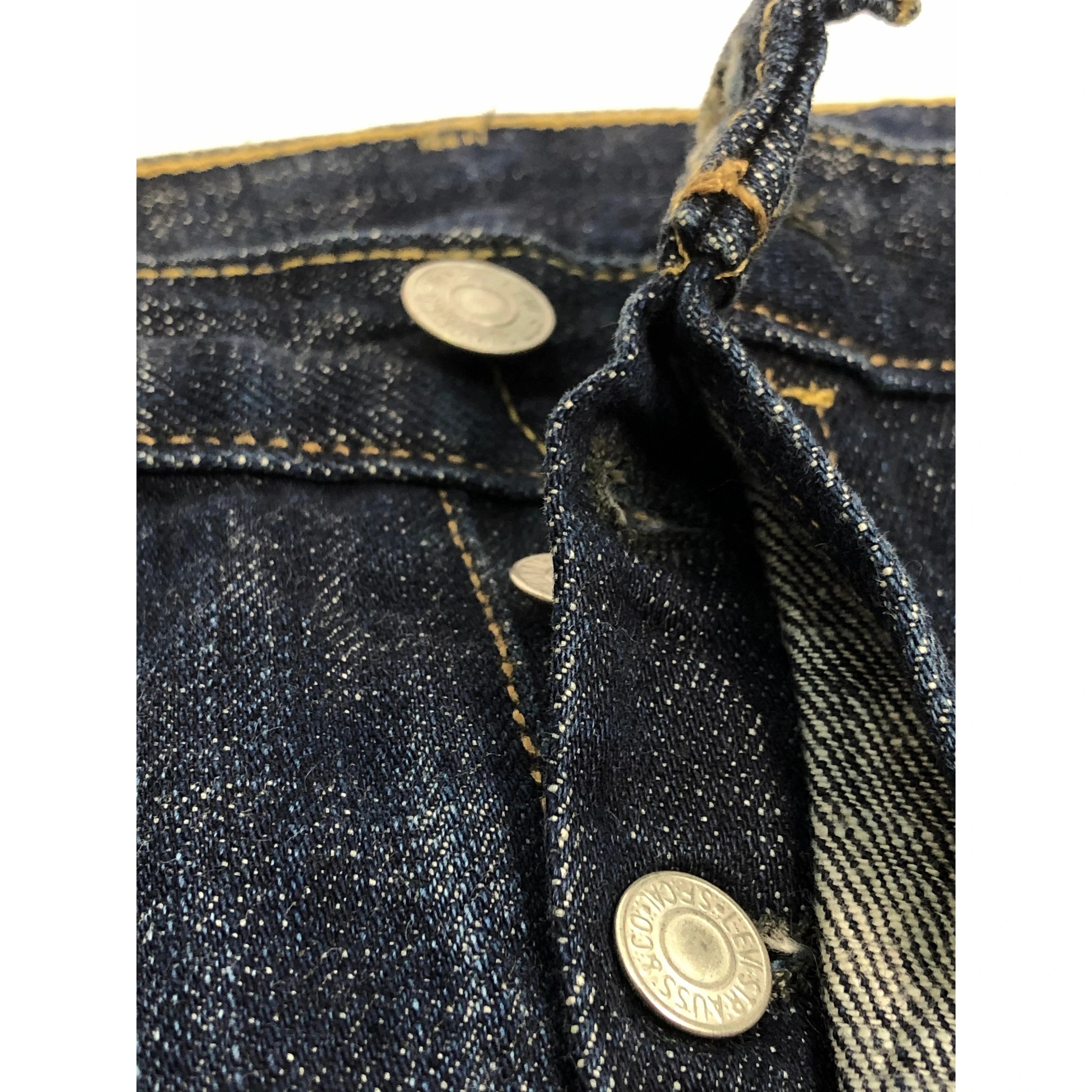 Levi's Vintage Levis 501 Women Distressed Denim DP0023 Size US 37 - 6 Thumbnail