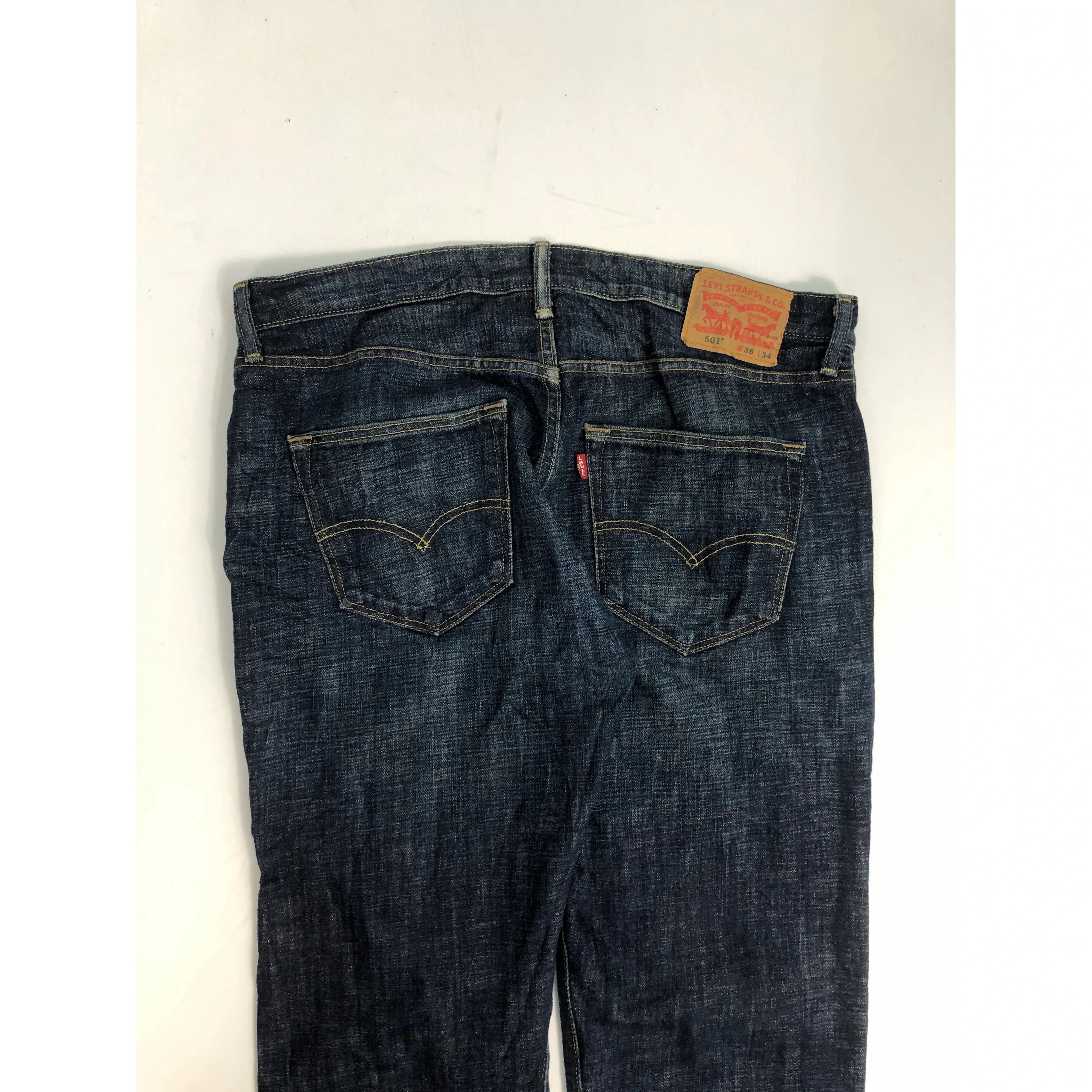 Levi's Vintage Levis 501 Women Distressed Denim DP0023 Size US 37 - 4 Thumbnail