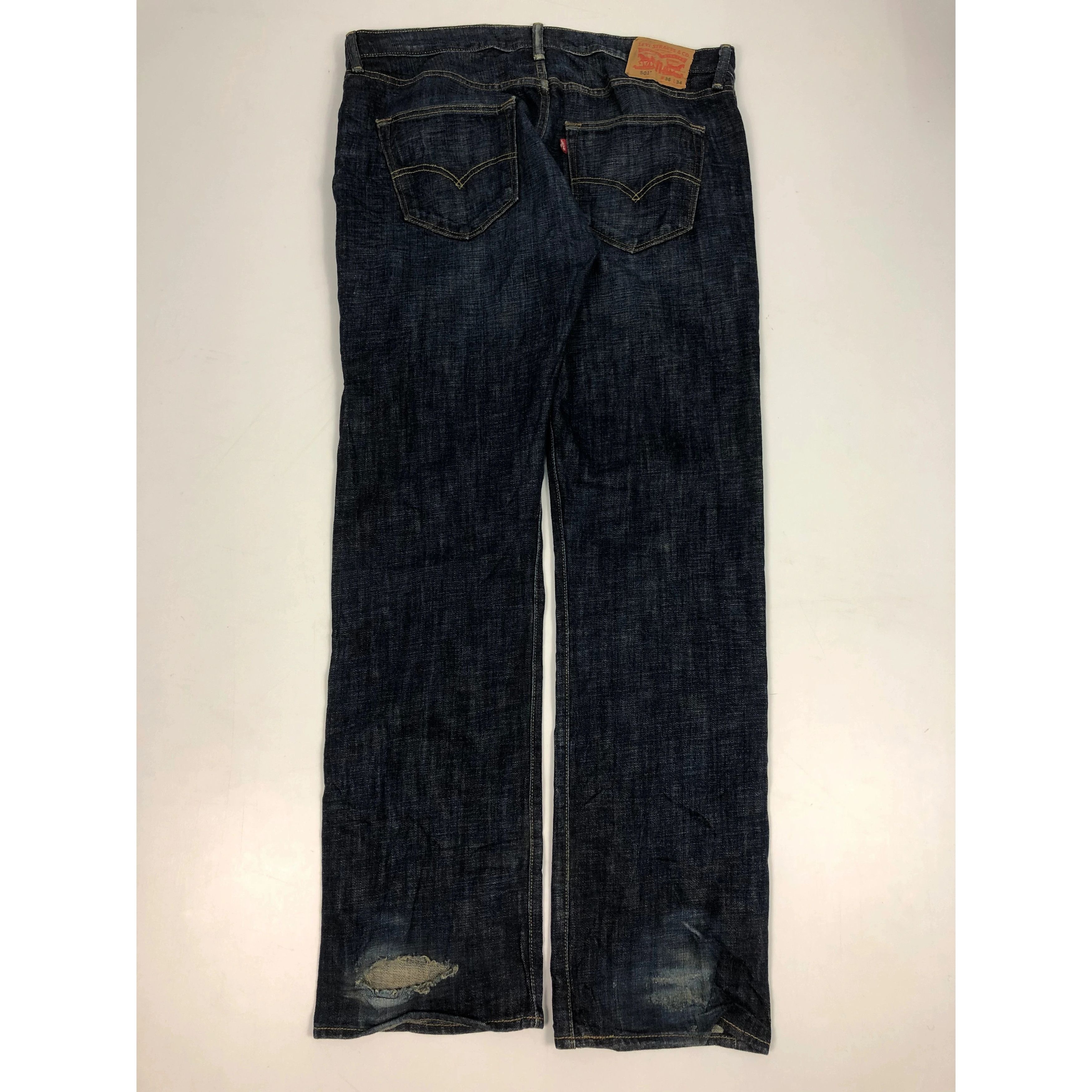 Levi's Vintage Levis 501 Women Distressed Denim DP0023 Size US 37 - 3 Thumbnail