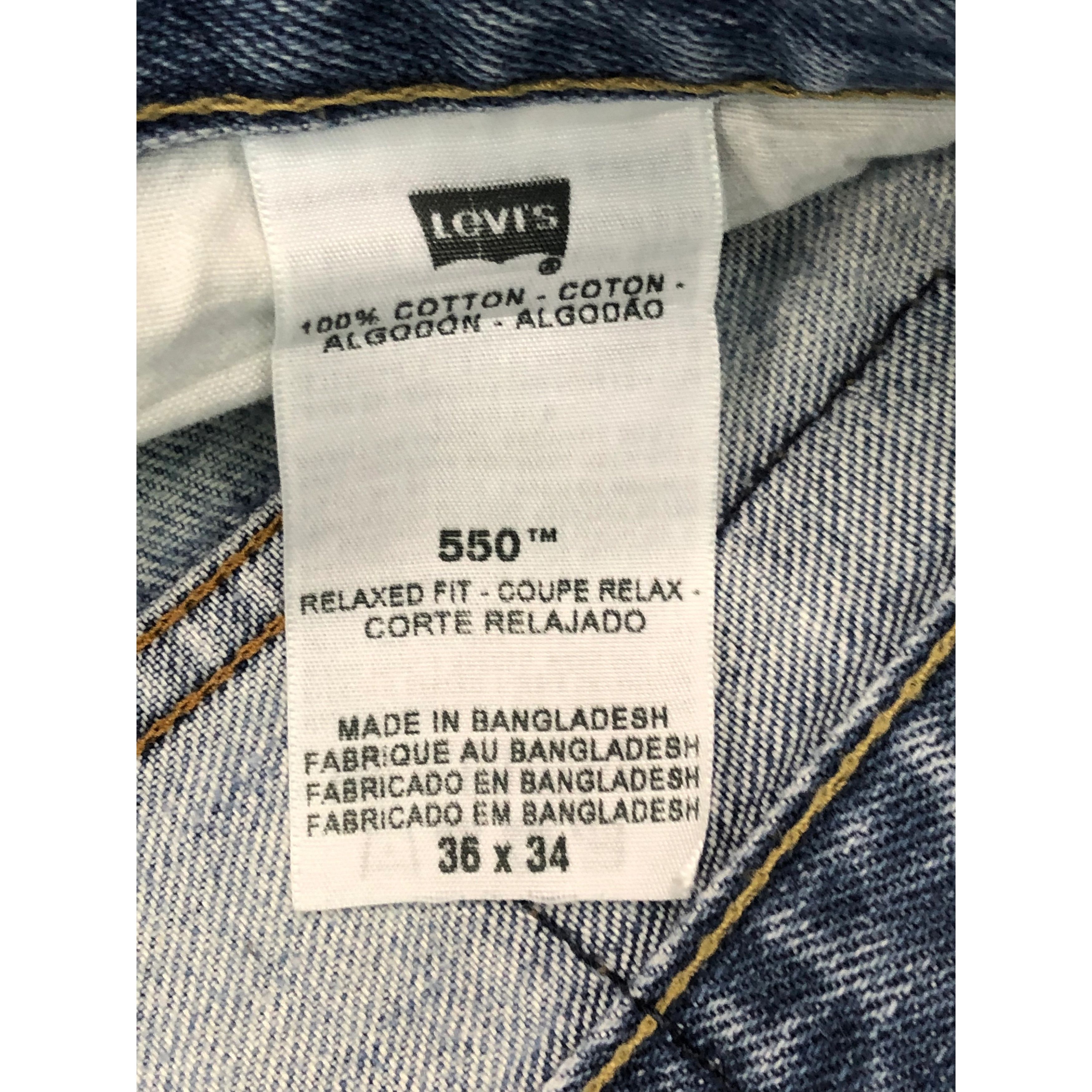 Levi's Vintage Levis 550 Jeans Lightwash DP0511 Size US 38 / EU 54 - 8 Thumbnail