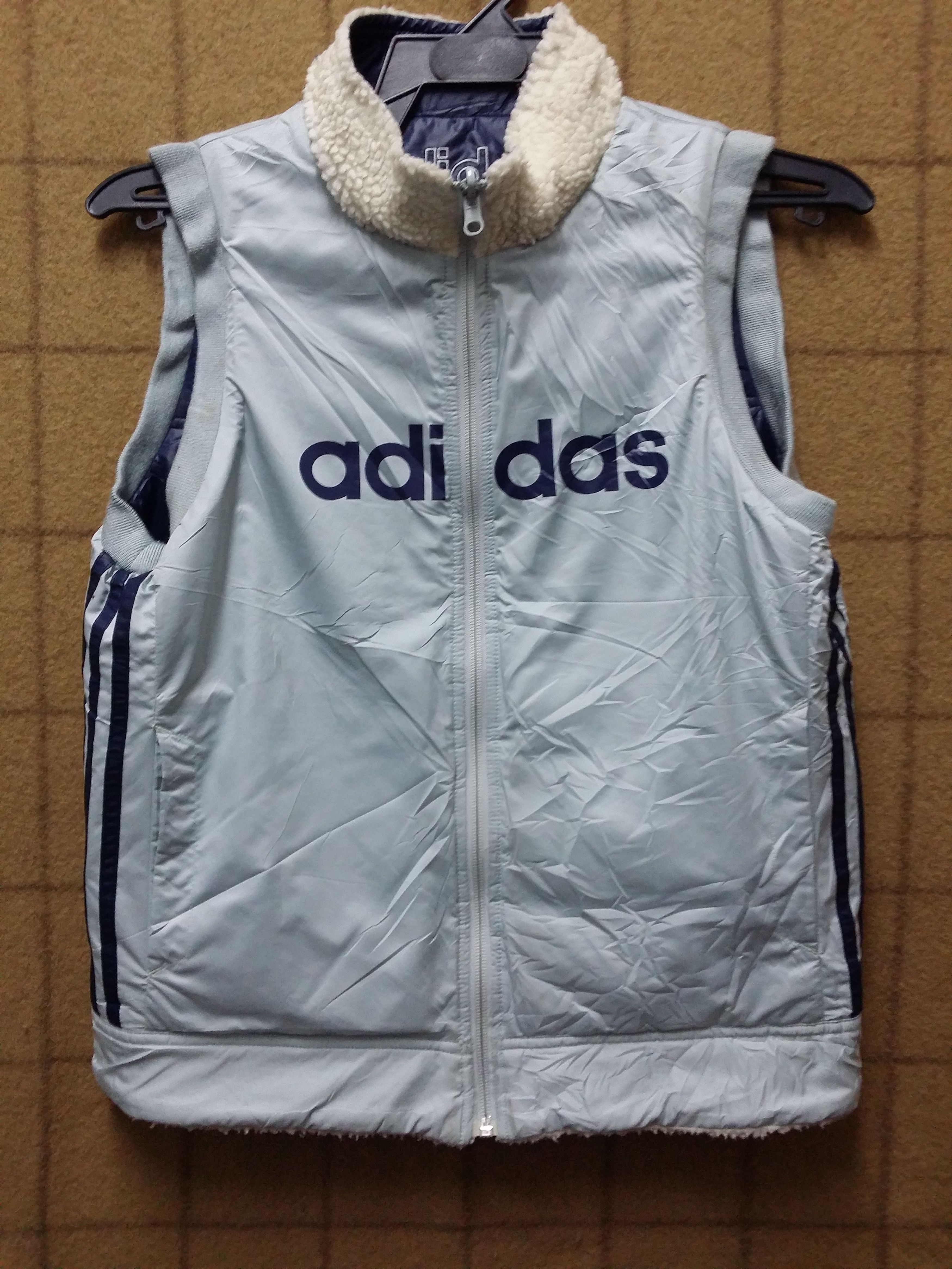 Adidas AUTHENTIC ADIDAS PUFFER VEST REVERSIBLE Size US S / EU 44-46 / 1 - 1 Thumbnail