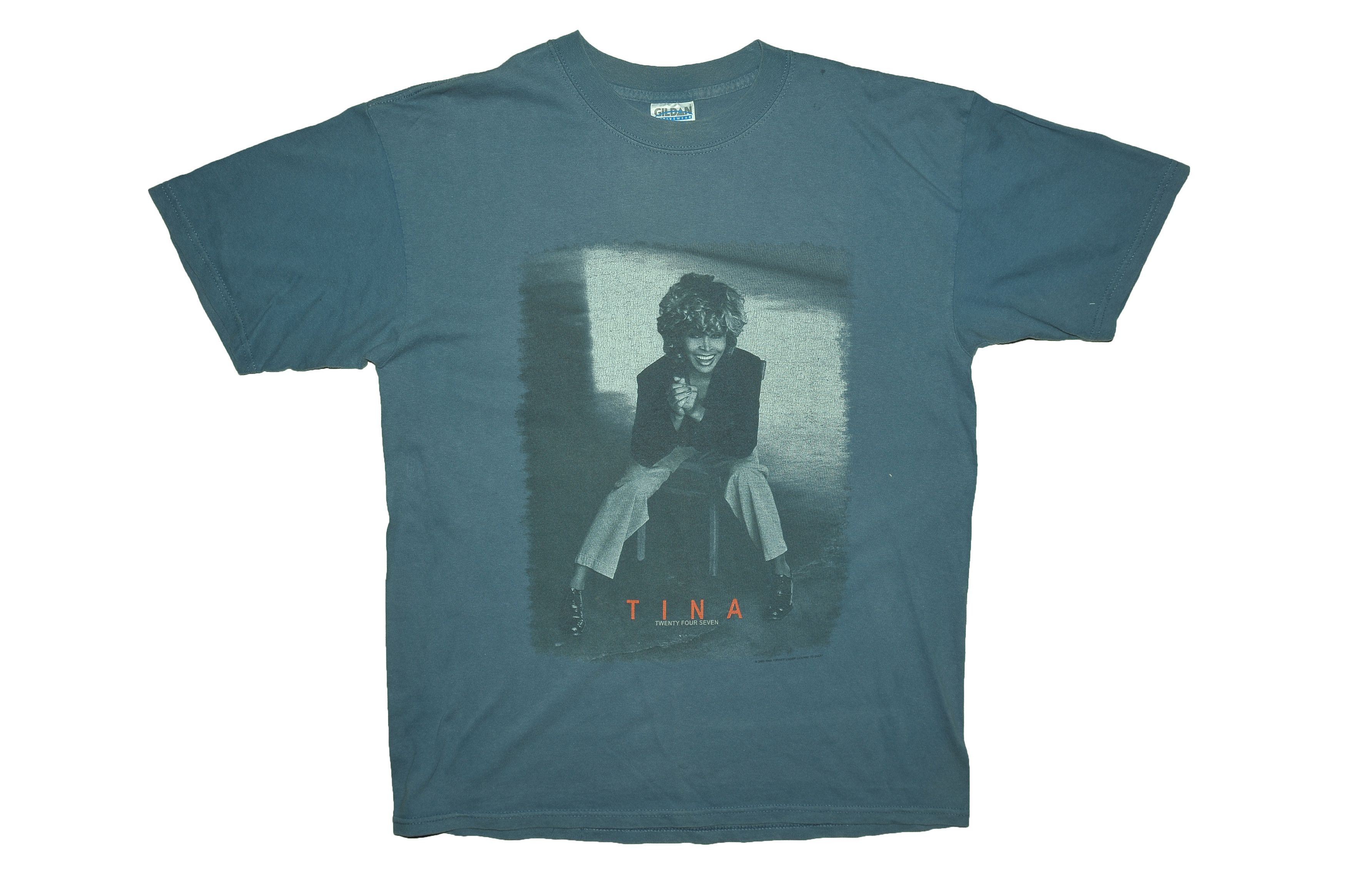 Gildan Vintage 2000 Tina Turner Twenty Four Seven Tour Shirt Size US L / EU 52-54 / 3 - 1 Thumbnail
