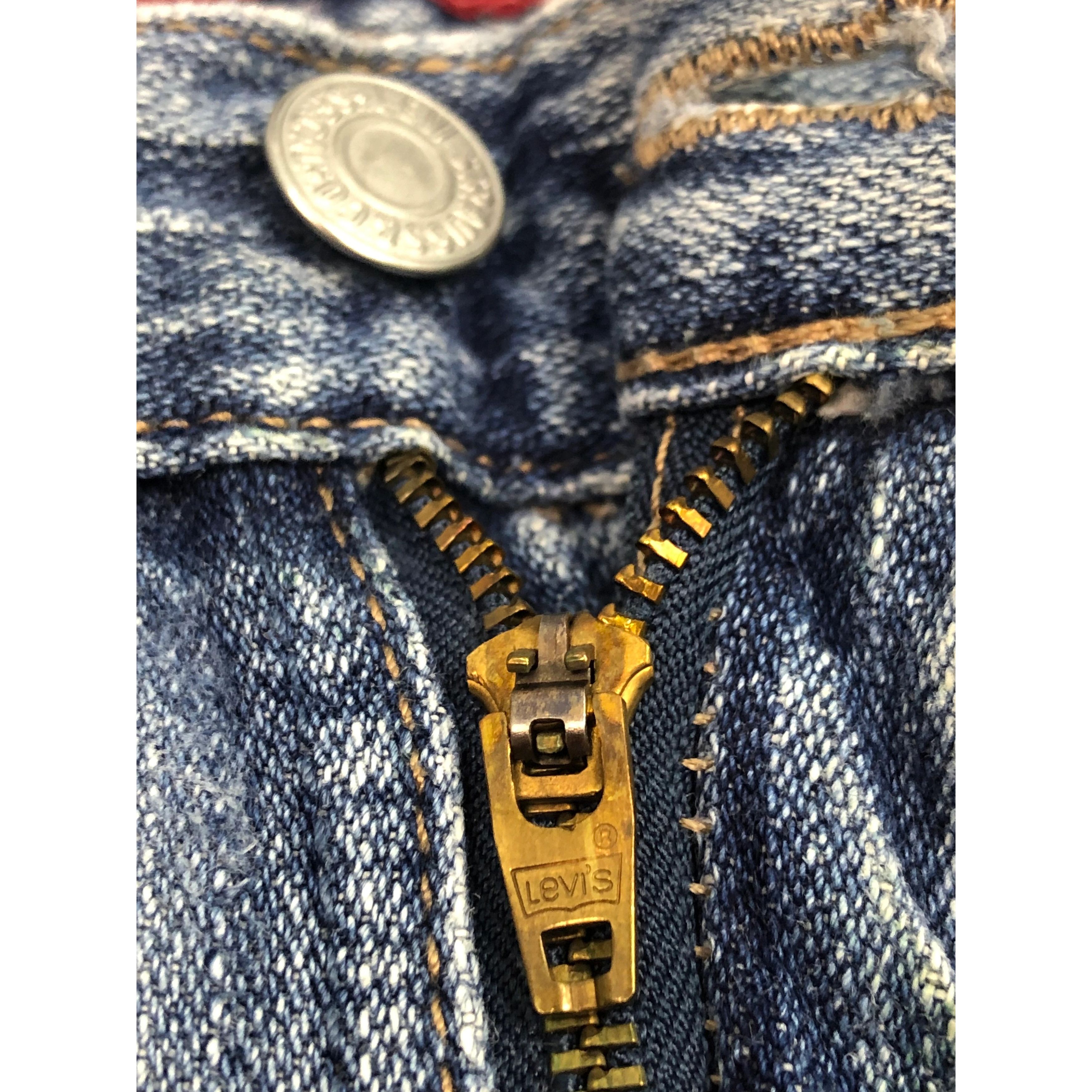 Levi's Vintage Levis 505 Jeans DP0488 Size US 37 - 7 Thumbnail