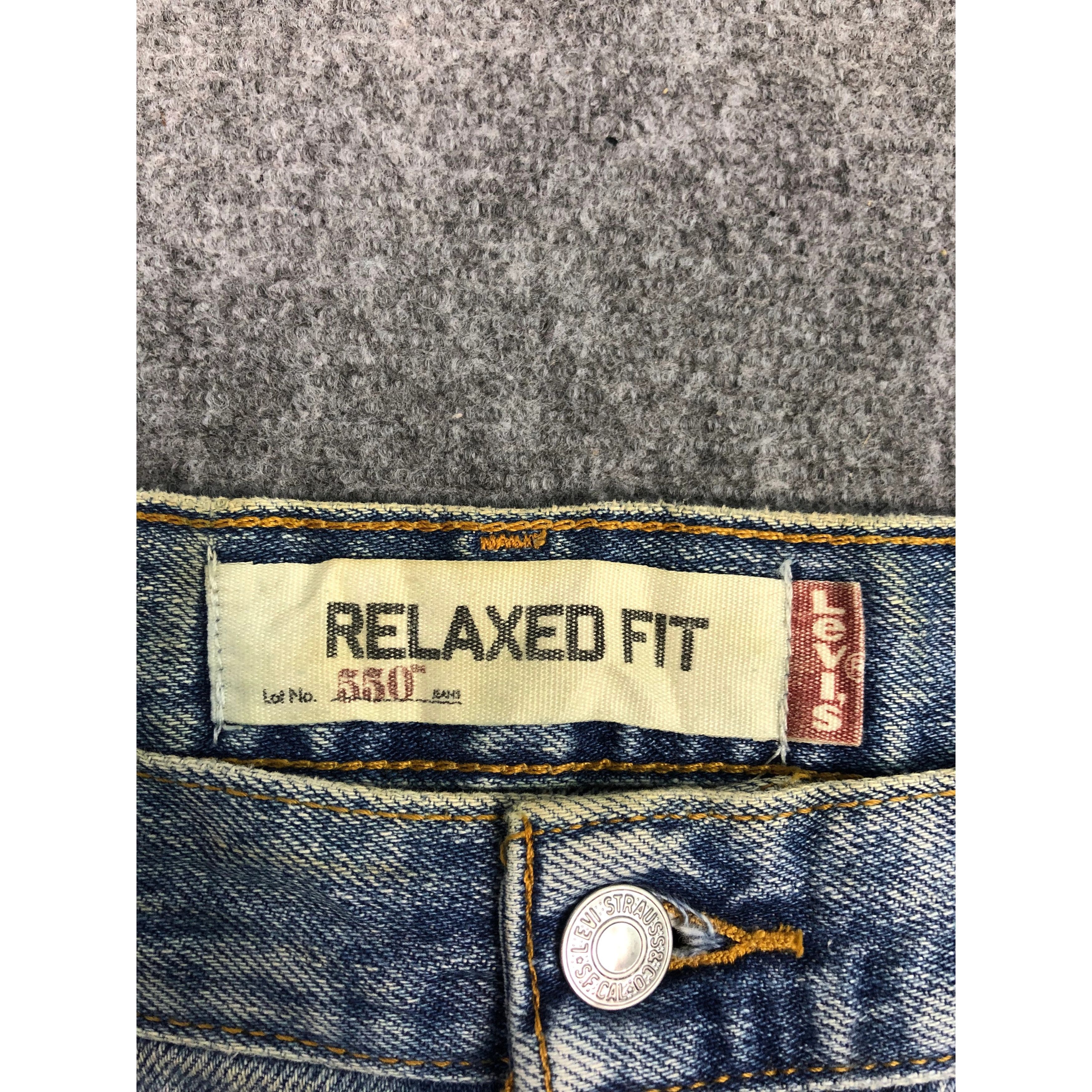 Levi's × Vintage Vintage Levis 550 Jeans Dirty Wash DP0493 Size US 36 / EU 52 - 7 Thumbnail