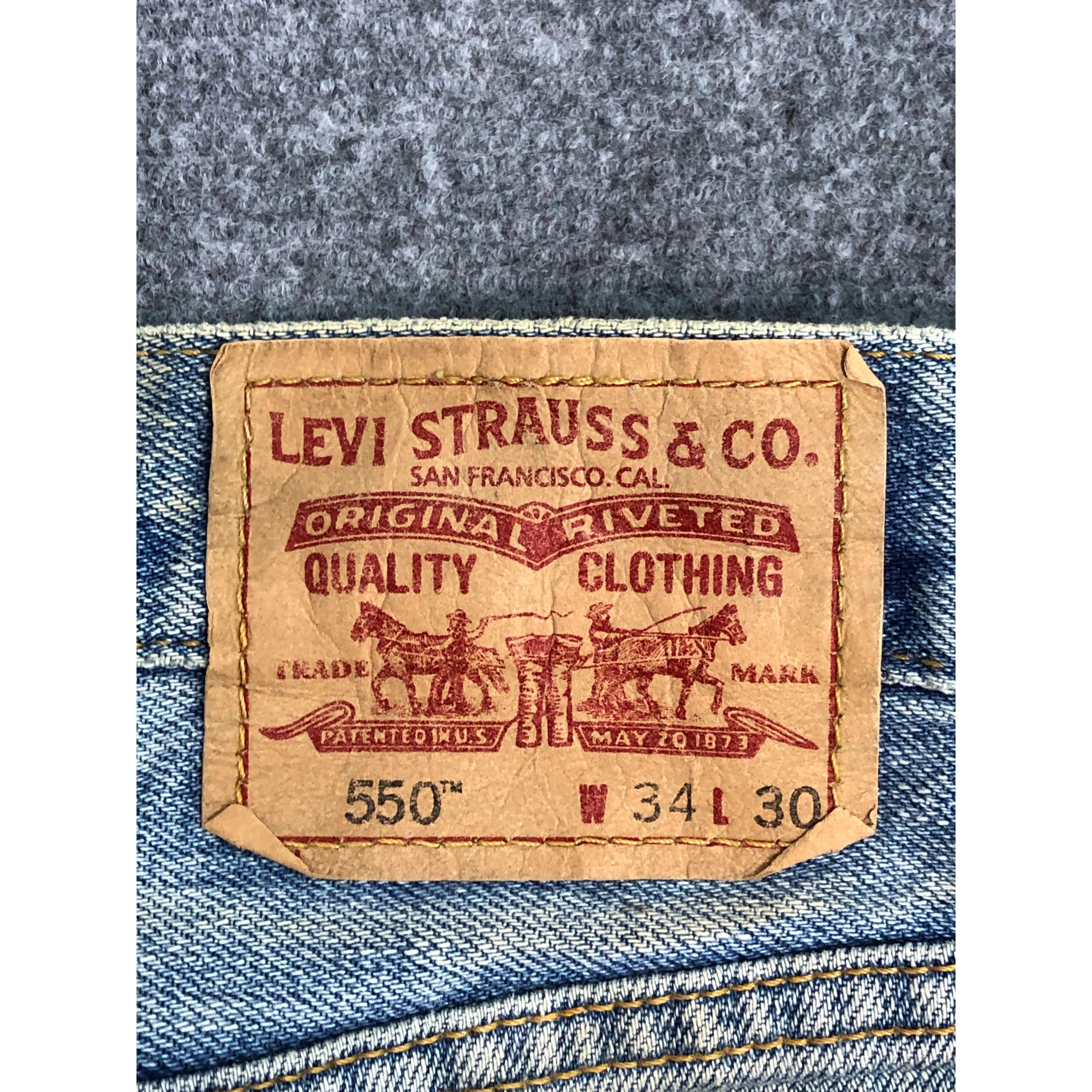 Levi's × Vintage Vintage Levis 550 Jeans Dirty Wash DP0493 Size US 36 / EU 52 - 5 Thumbnail