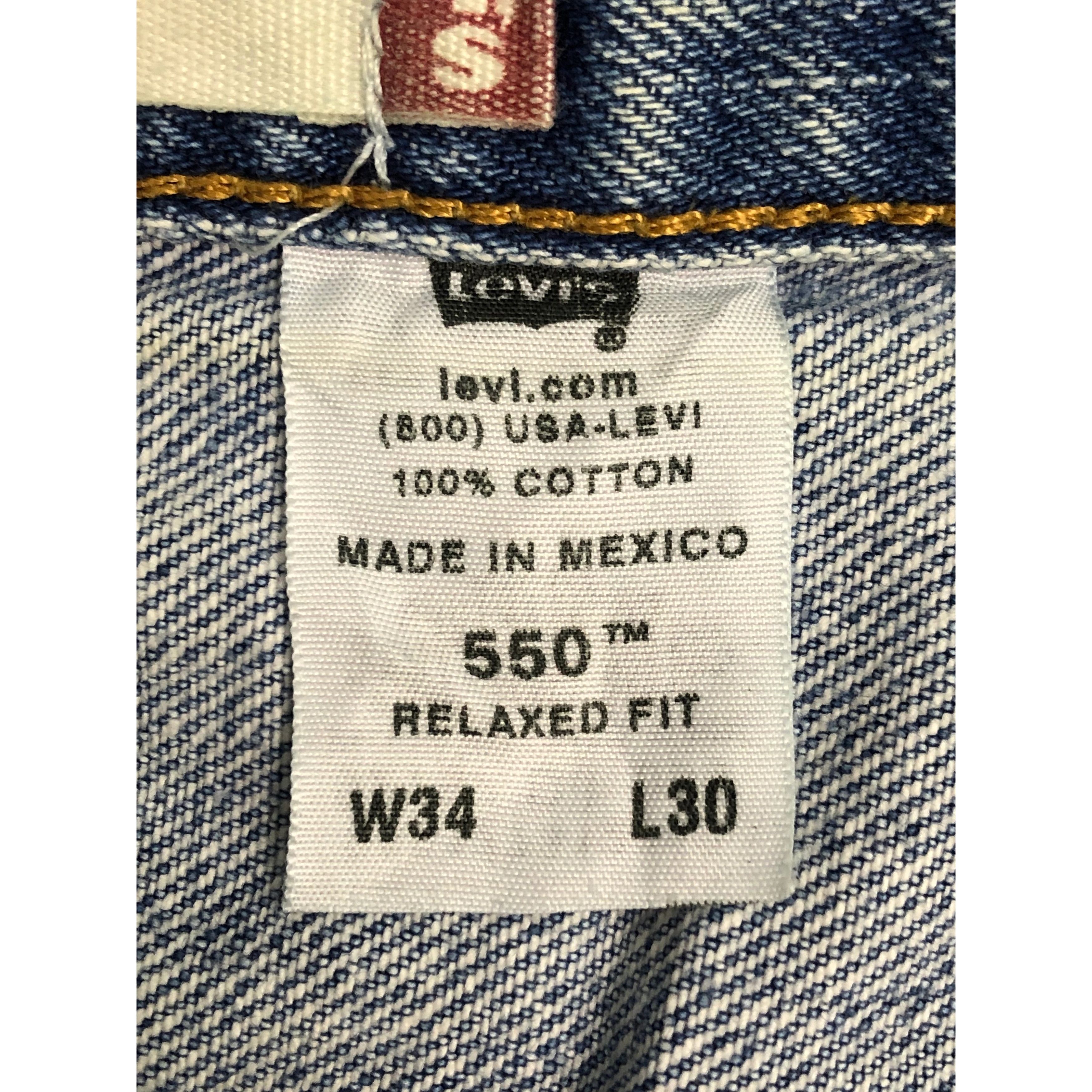 Levi's × Vintage Vintage Levis 550 Jeans Dirty Wash DP0493 Size US 36 / EU 52 - 9 Thumbnail
