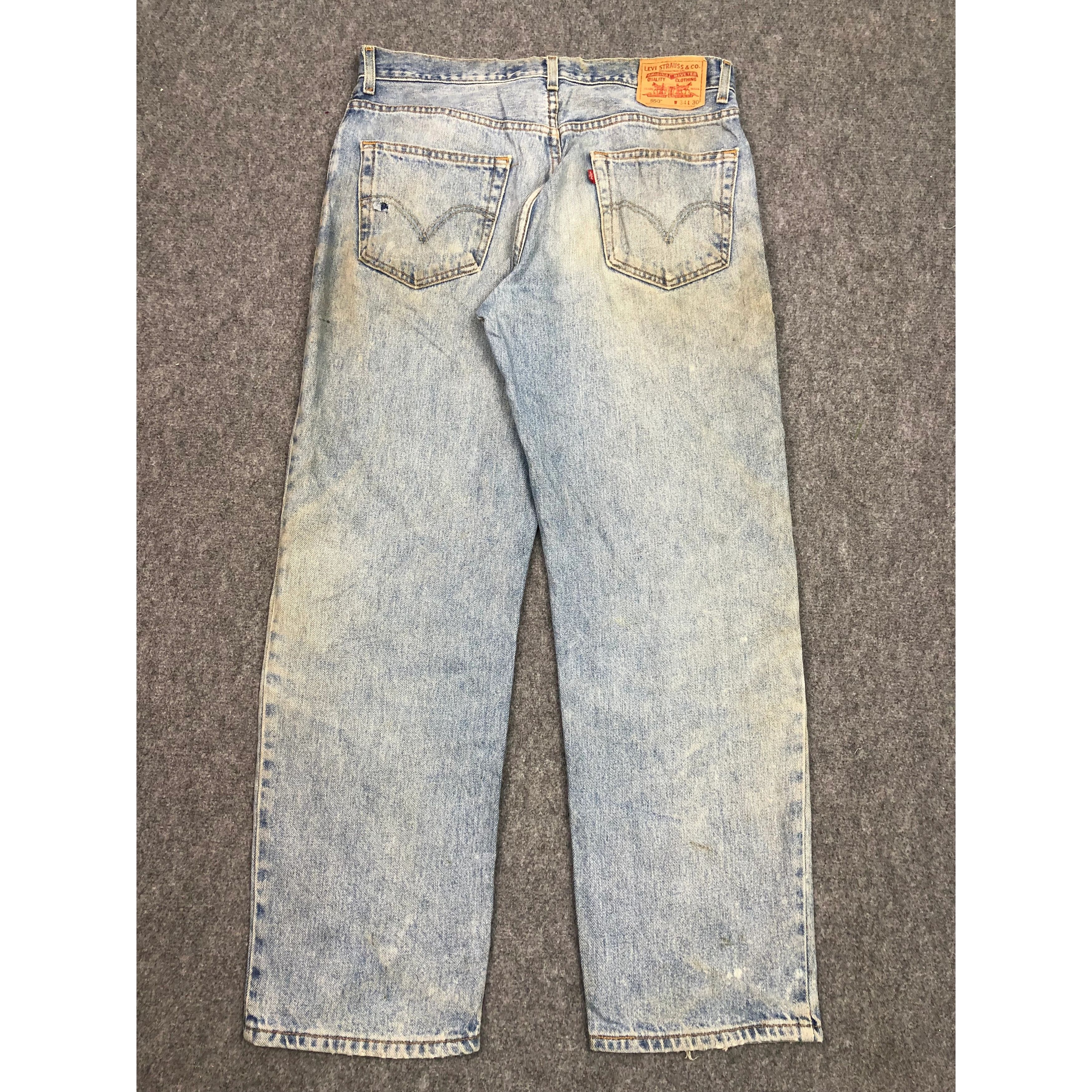 Levi's × Vintage Vintage Levis 550 Jeans Dirty Wash DP0493 Size US 36 / EU 52 - 2 Thumbnail