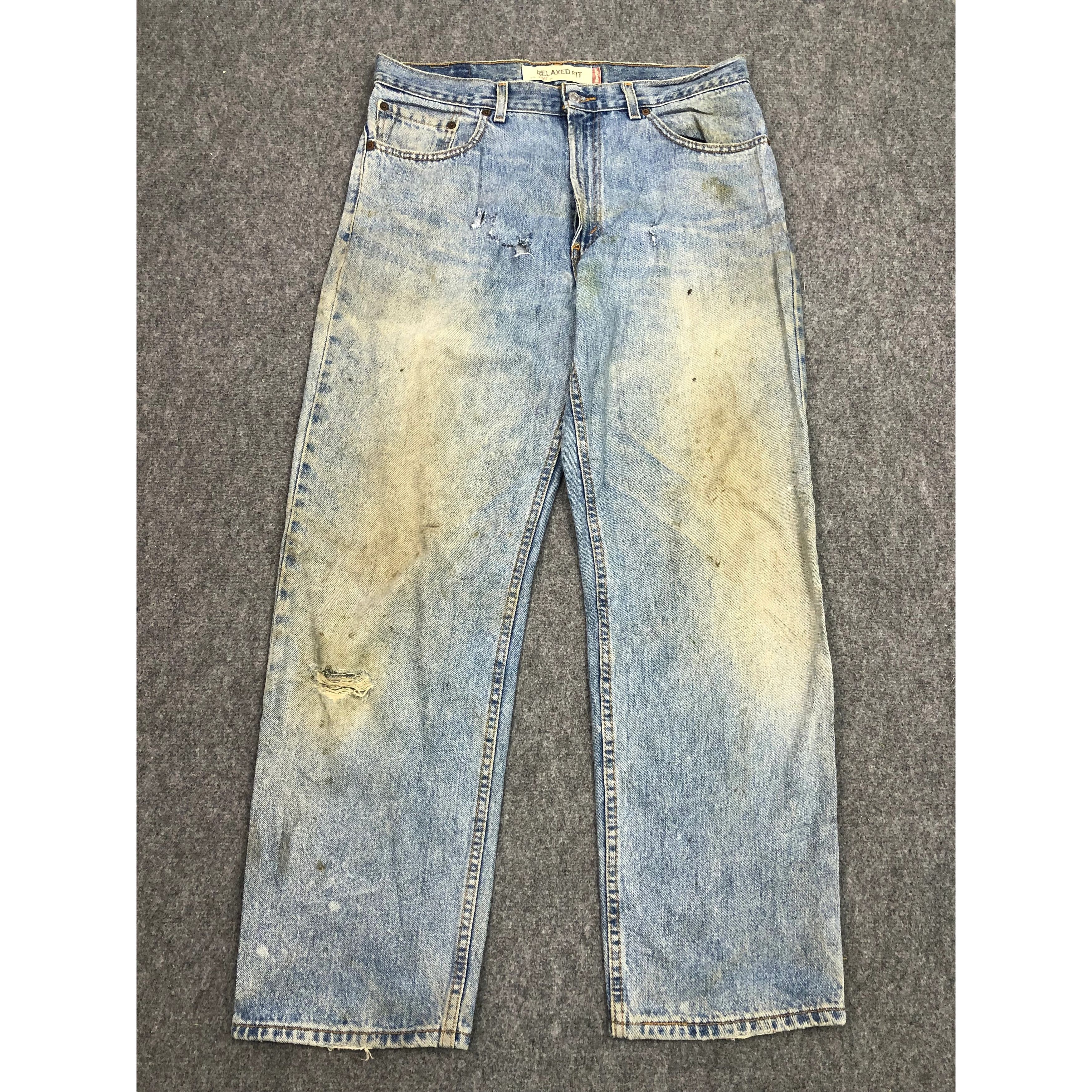 Levi's × Vintage Vintage Levis 550 Jeans Dirty Wash DP0493 Size US 36 / EU 52 - 1 Thumbnail