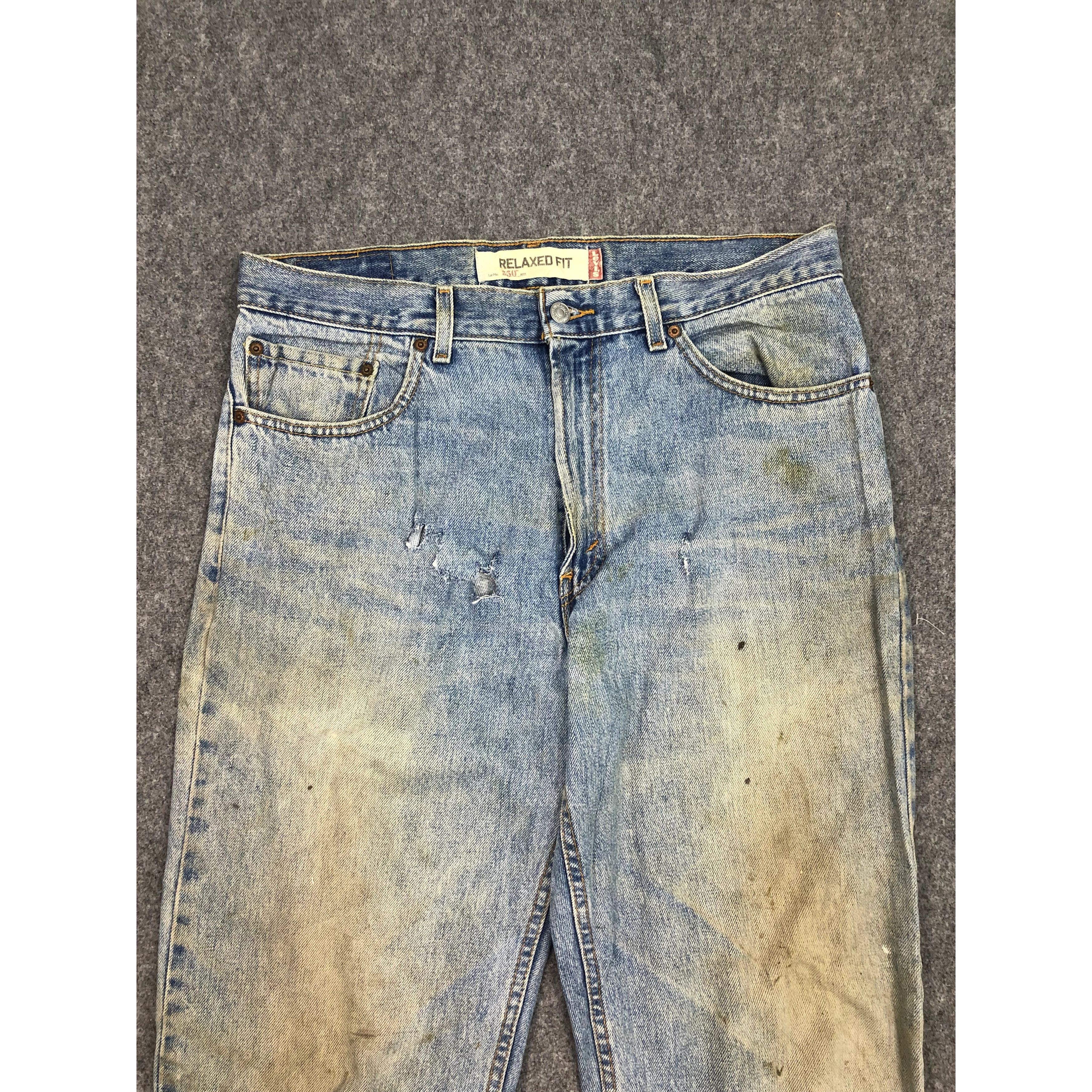 Levi's × Vintage Vintage Levis 550 Jeans Dirty Wash DP0493 Size US 36 / EU 52 - 3 Thumbnail