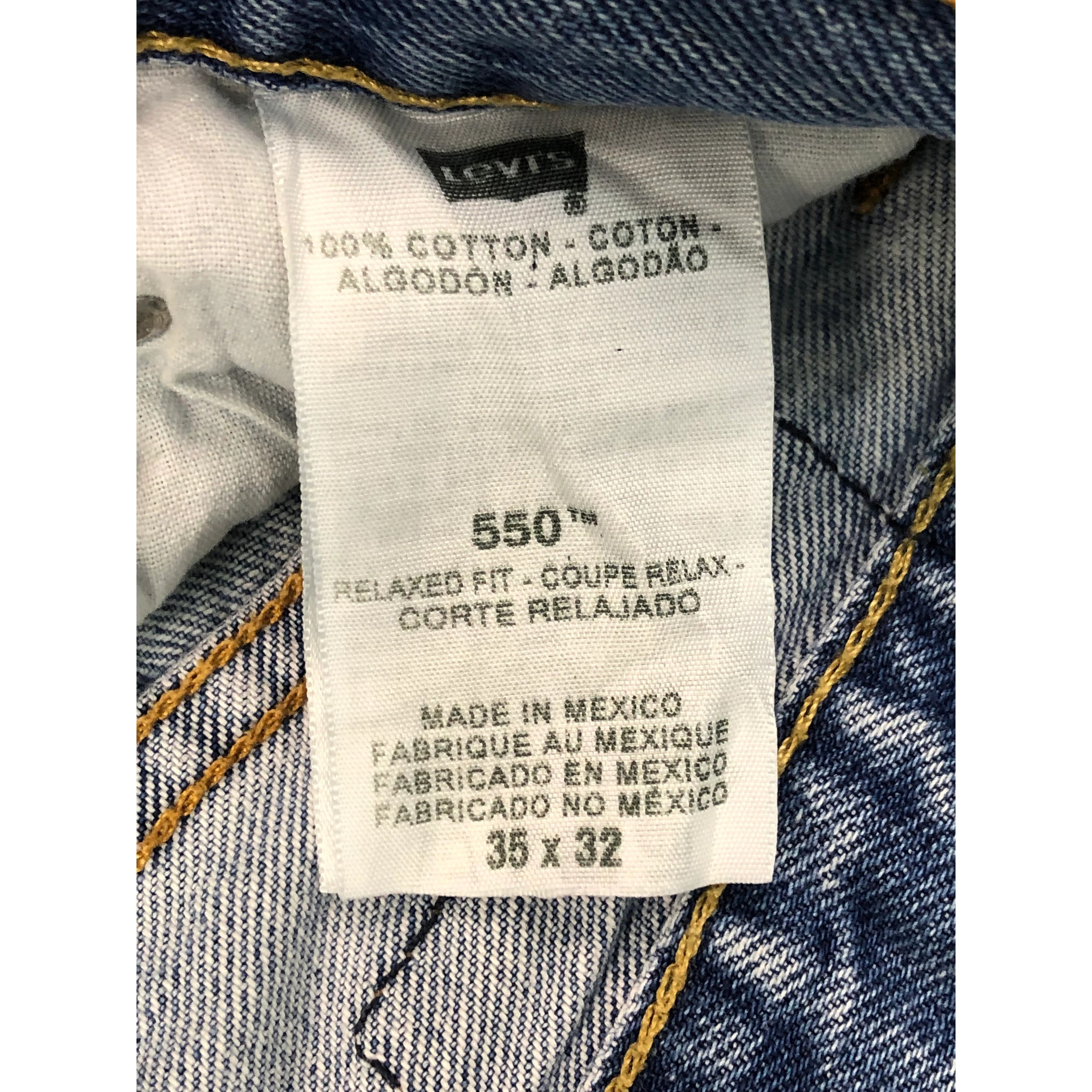 Levi's × Vintage Vintage Levis 550 Jeans DP0482 Size US 36 / EU 52 - 6 Thumbnail