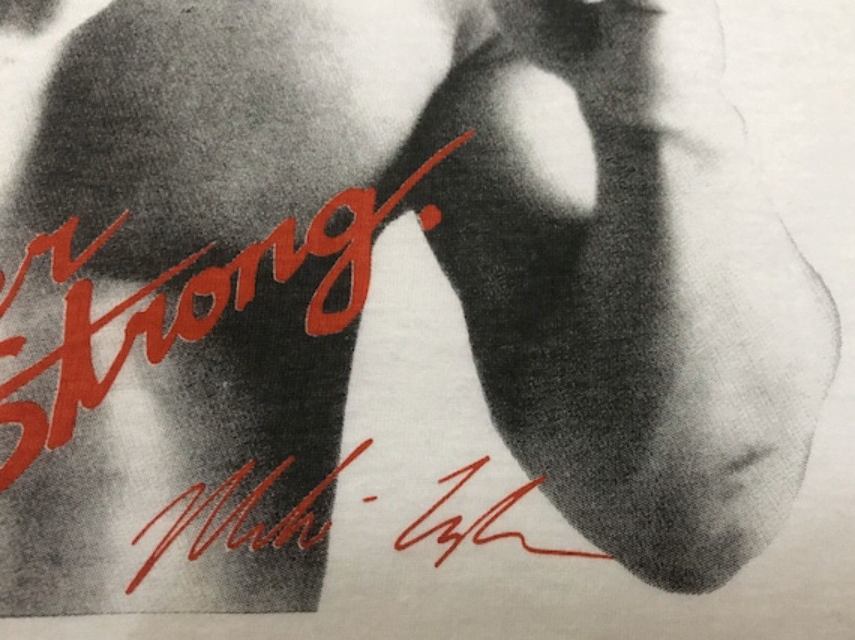 Vintage Vintage 90s Mike Tyson “It’s Super Strong” Tshirt by TOYOTA Size US M / EU 48-50 / 2 - 5 Thumbnail