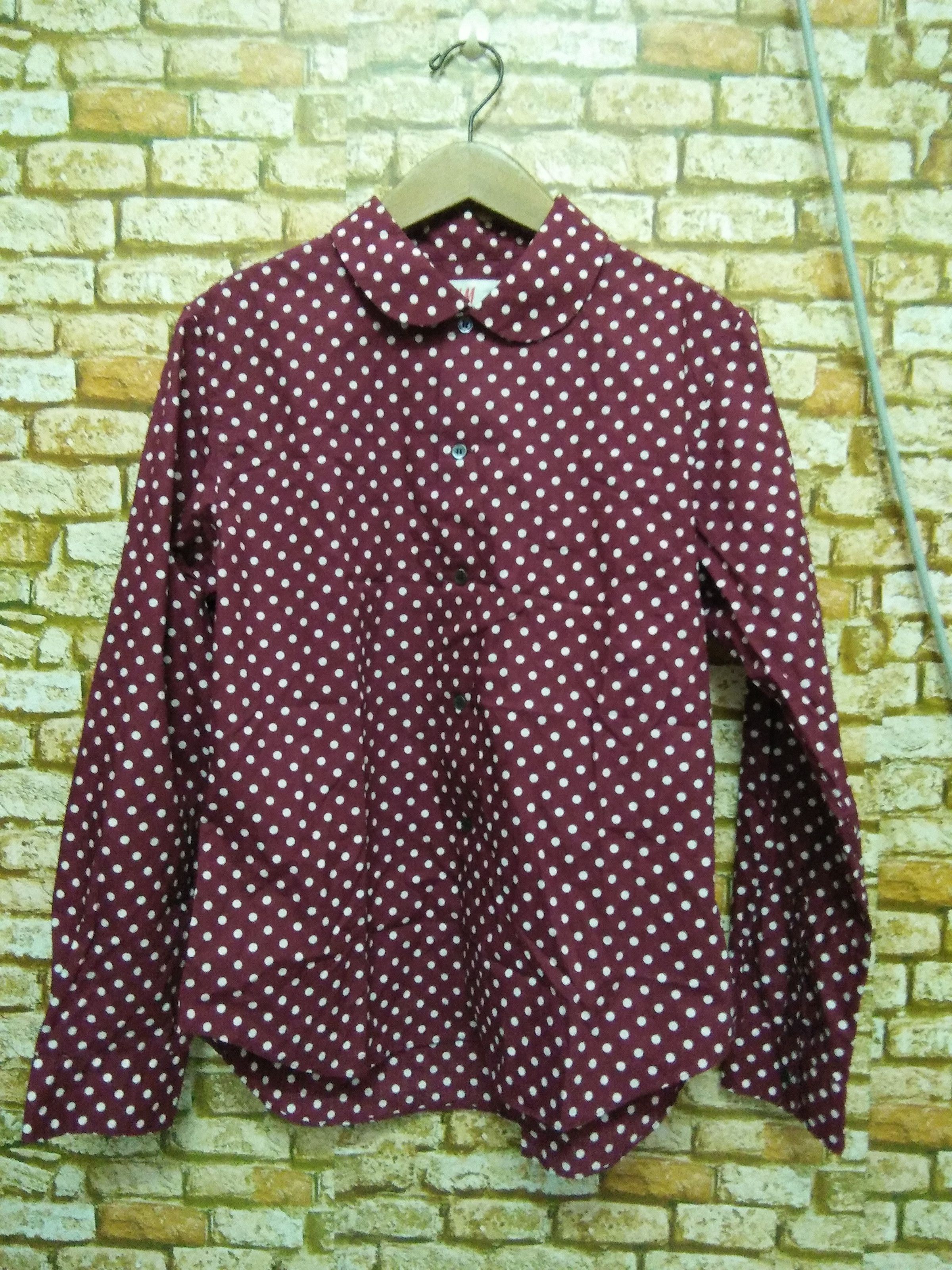 Comme des Garcons 2008 COMME DES GARCONS X H&M SHIRT BUTTON DOWN (A681) Size M / US 6-8 / IT 42-44 - 1 Thumbnail