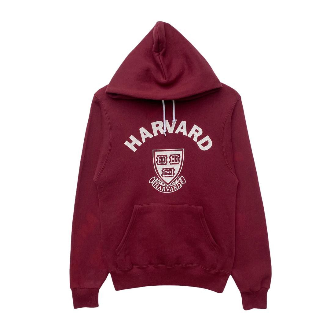 Vintage VINTAGE HARVARD UNIVERSITY HOODIE SMALL PULLOVER MAROON | Grailed