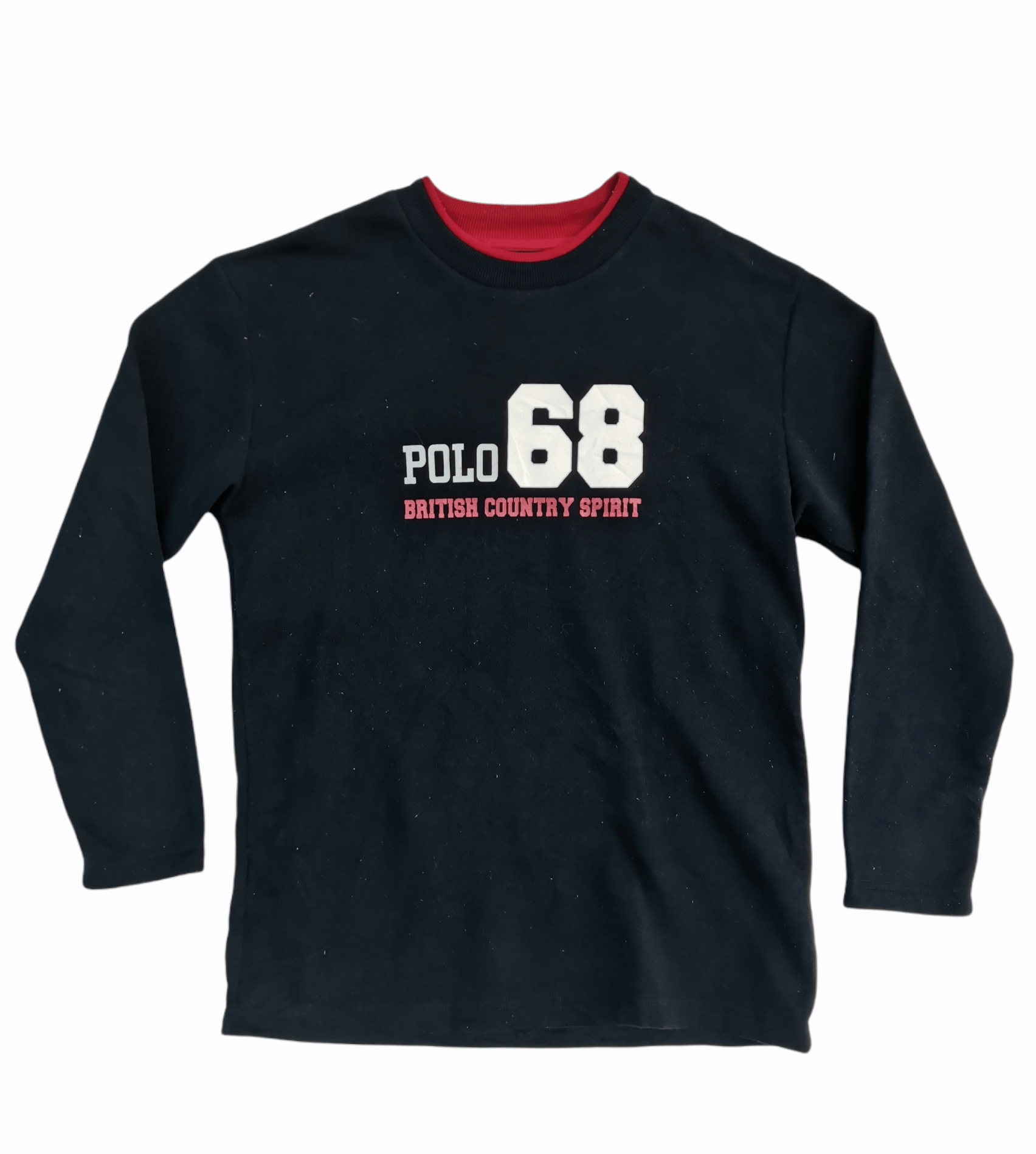 Japanese Brand Vintage Polo 68 British Country Spirit Big Logo Sweatshirt Size US L / EU 52-54 / 3 - 1 Thumbnail