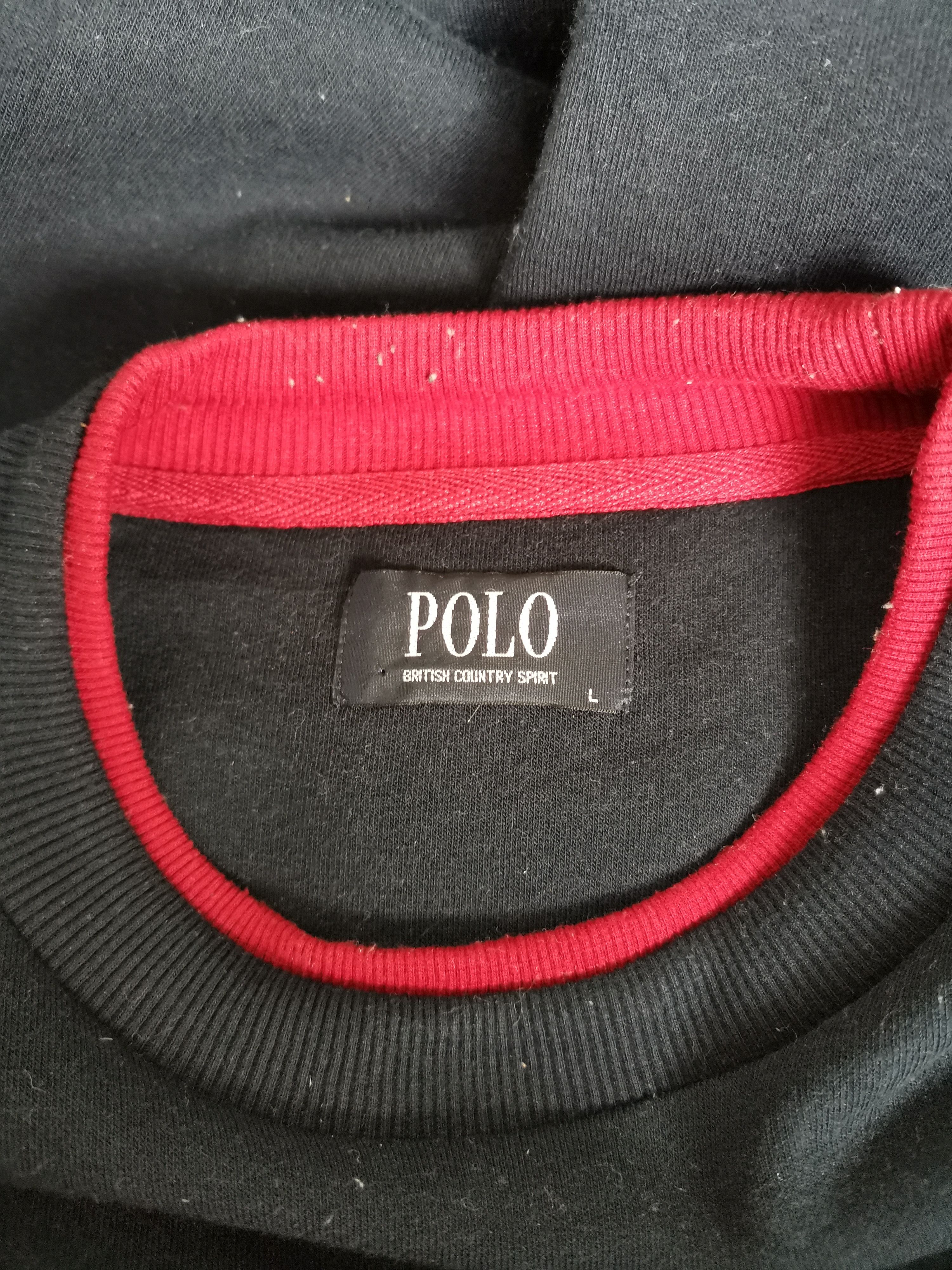 Japanese Brand Vintage Polo 68 British Country Spirit Big Logo Sweatshirt Size US L / EU 52-54 / 3 - 3 Thumbnail
