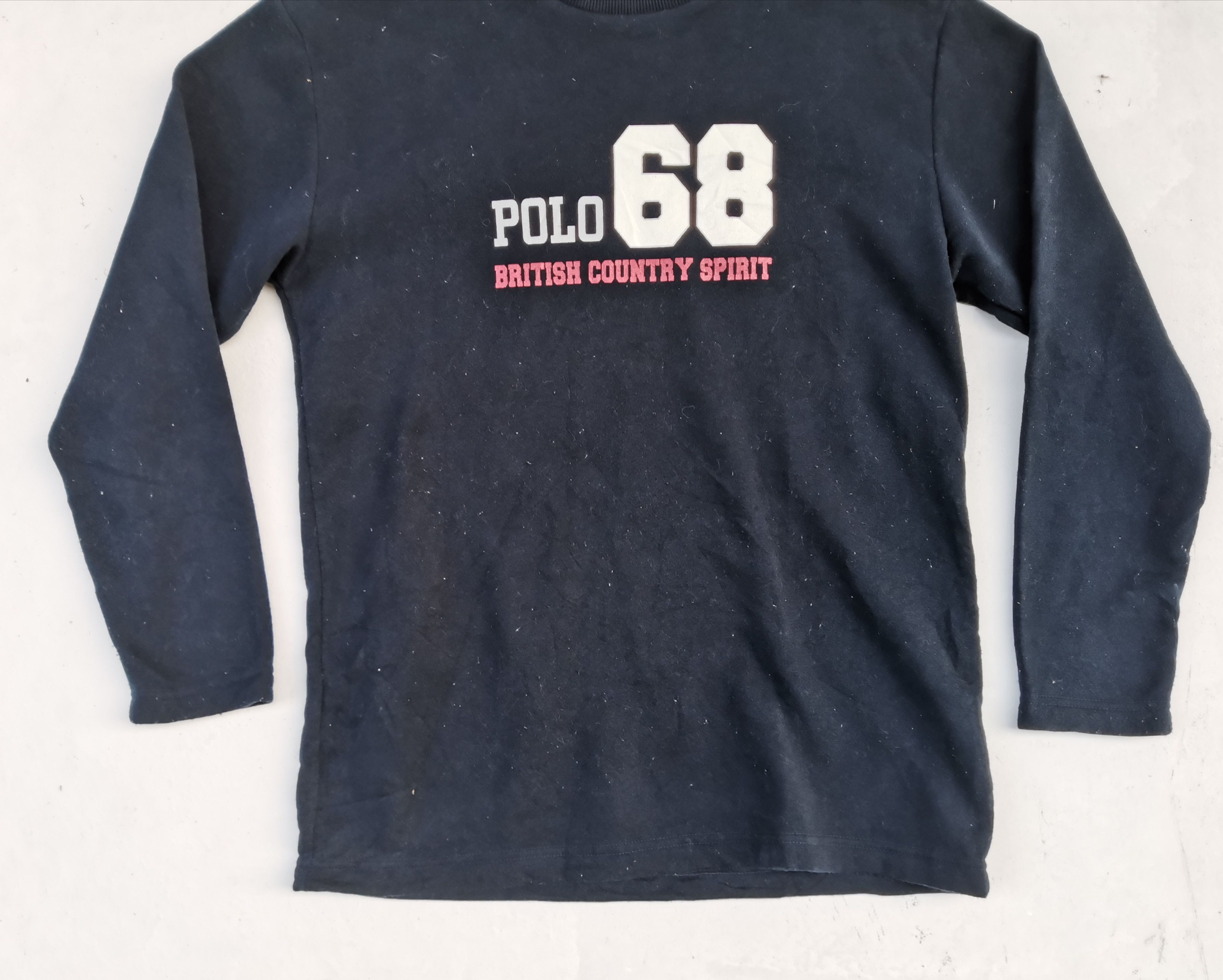 Japanese Brand Vintage Polo 68 British Country Spirit Big Logo Sweatshirt Size US L / EU 52-54 / 3 - 5 Thumbnail