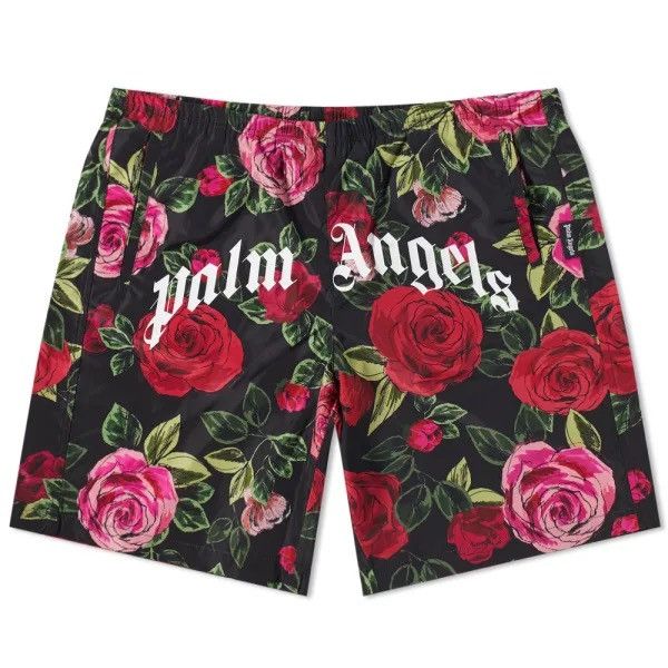 END x Palm Angels Allover Rose Swim Short