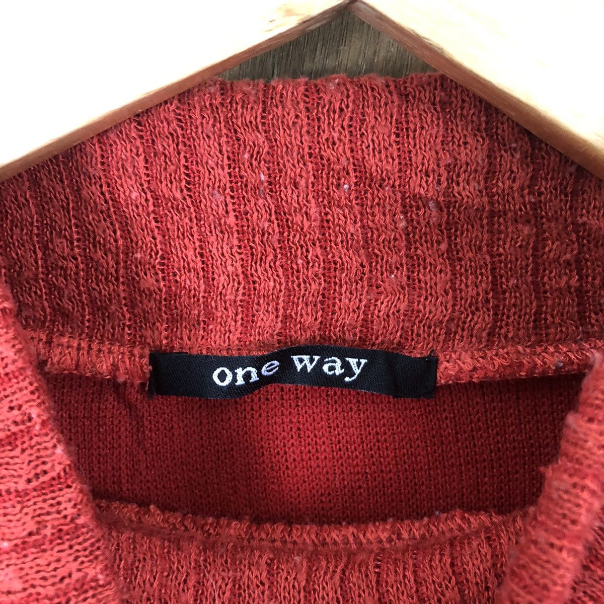 Aran Isles Knitwear × Japanese Brand One Way Orange Knitwear #001 Size US XS / EU 42 / 0 - 5 Thumbnail