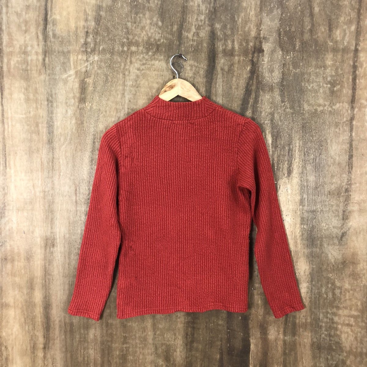 Aran Isles Knitwear × Japanese Brand One Way Orange Knitwear #001 Size US XS / EU 42 / 0 - 7 Thumbnail