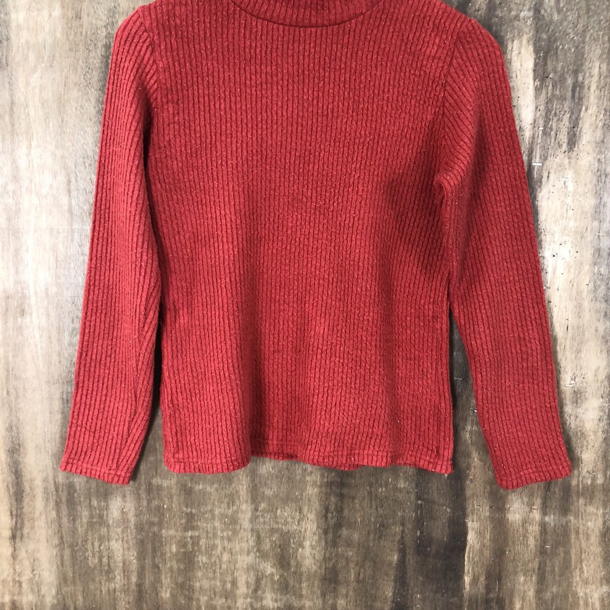Aran Isles Knitwear × Japanese Brand One Way Orange Knitwear #001 Size US XS / EU 42 / 0 - 3 Thumbnail