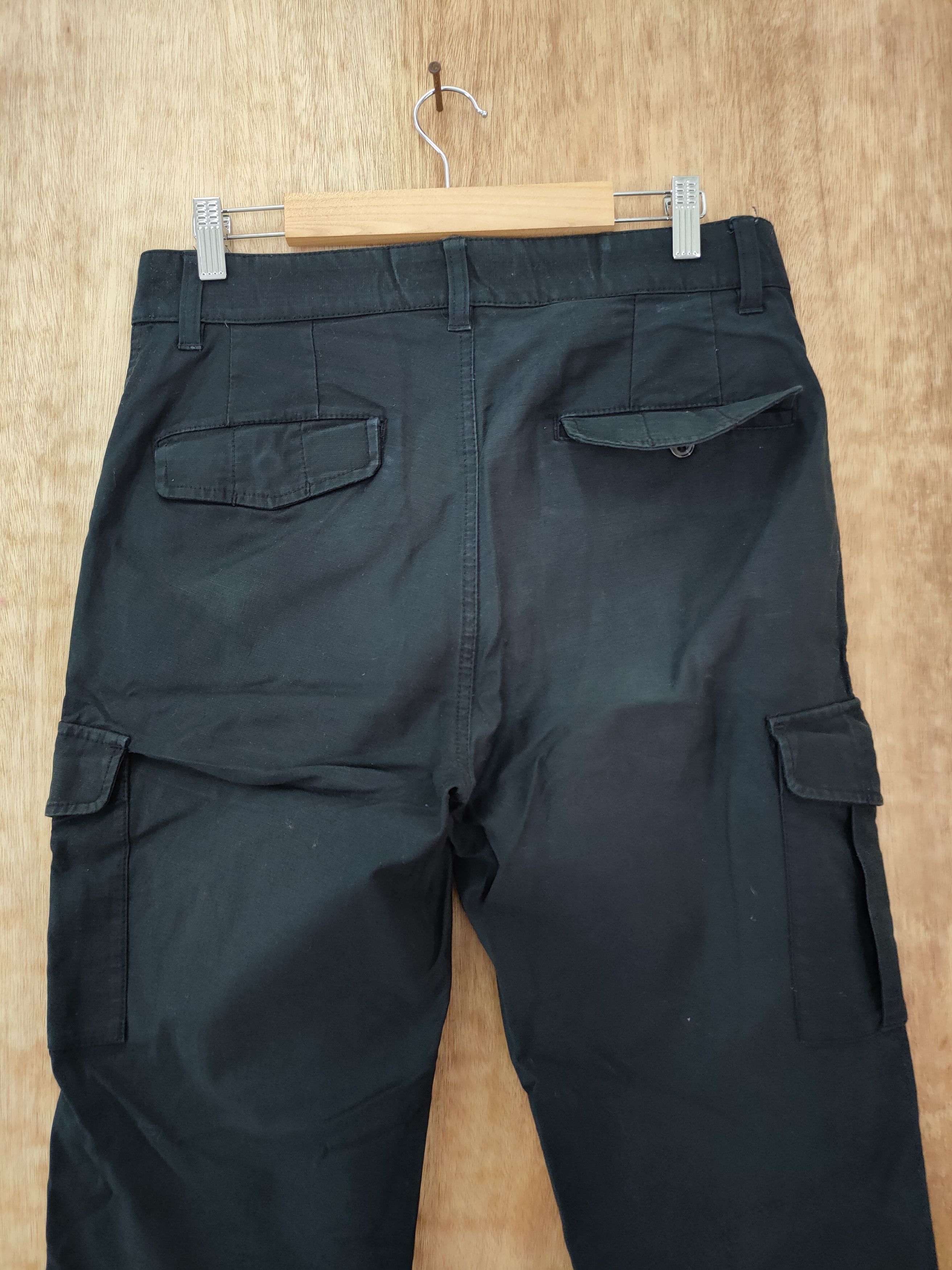 Global Work × Japanese Brand × Vintage DLL Global Work black multi pocket cargo pants #837 Size US 31 - 8 Thumbnail