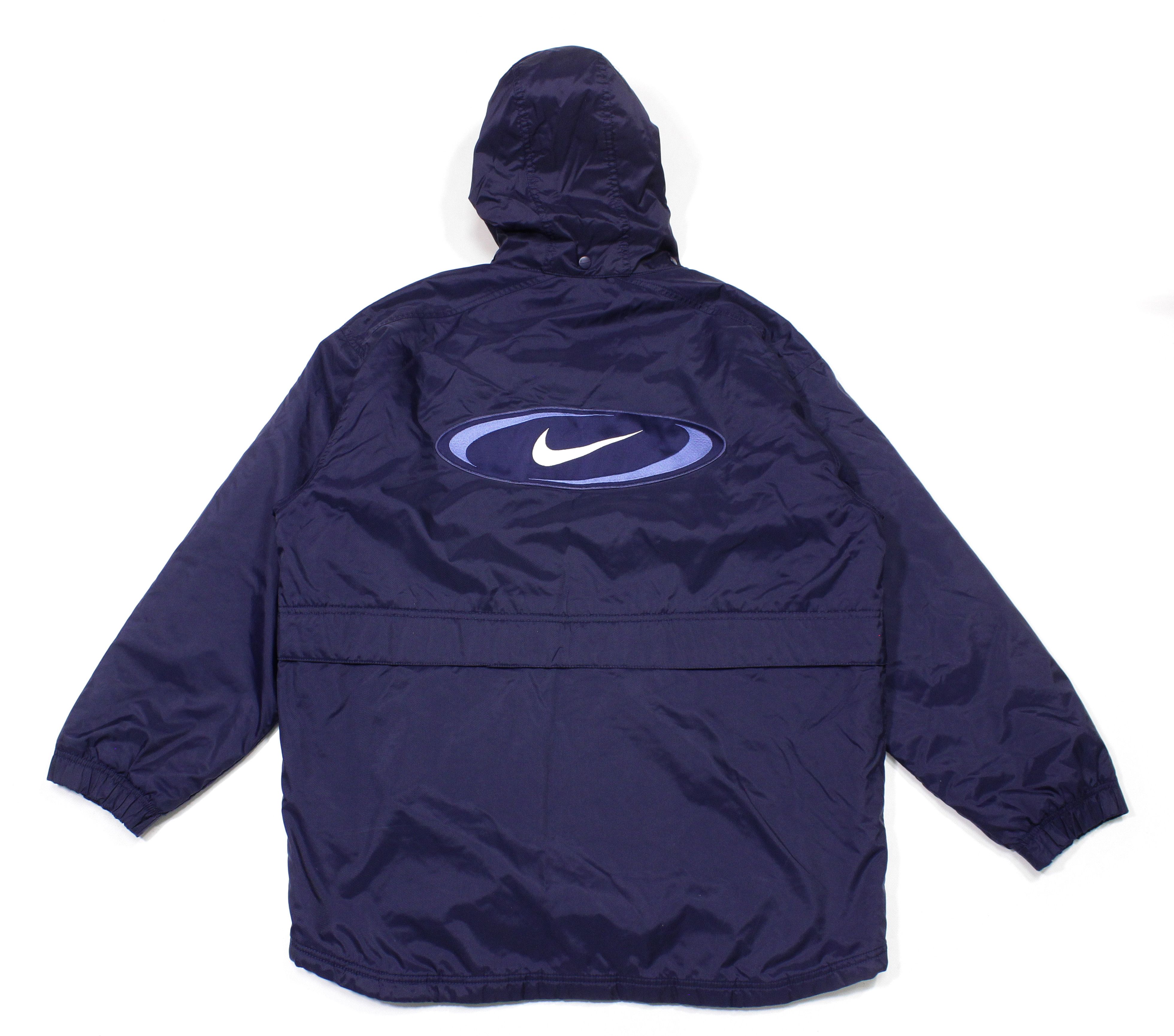 Nike 90S Big Swoosh Nylon Warm Jacket Size US M / EU 48-50 / 2 - 1 Thumbnail