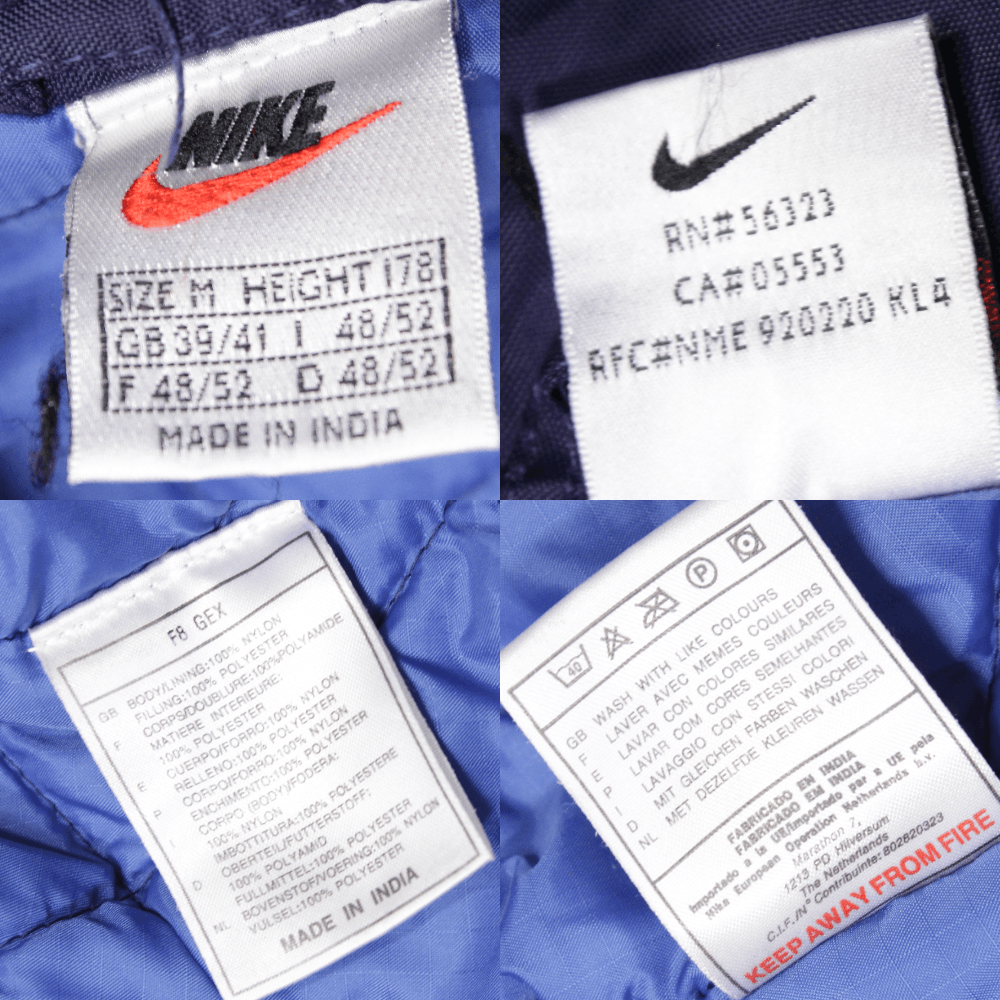 Nike 90S Big Swoosh Nylon Warm Jacket Size US M / EU 48-50 / 2 - 10 Thumbnail