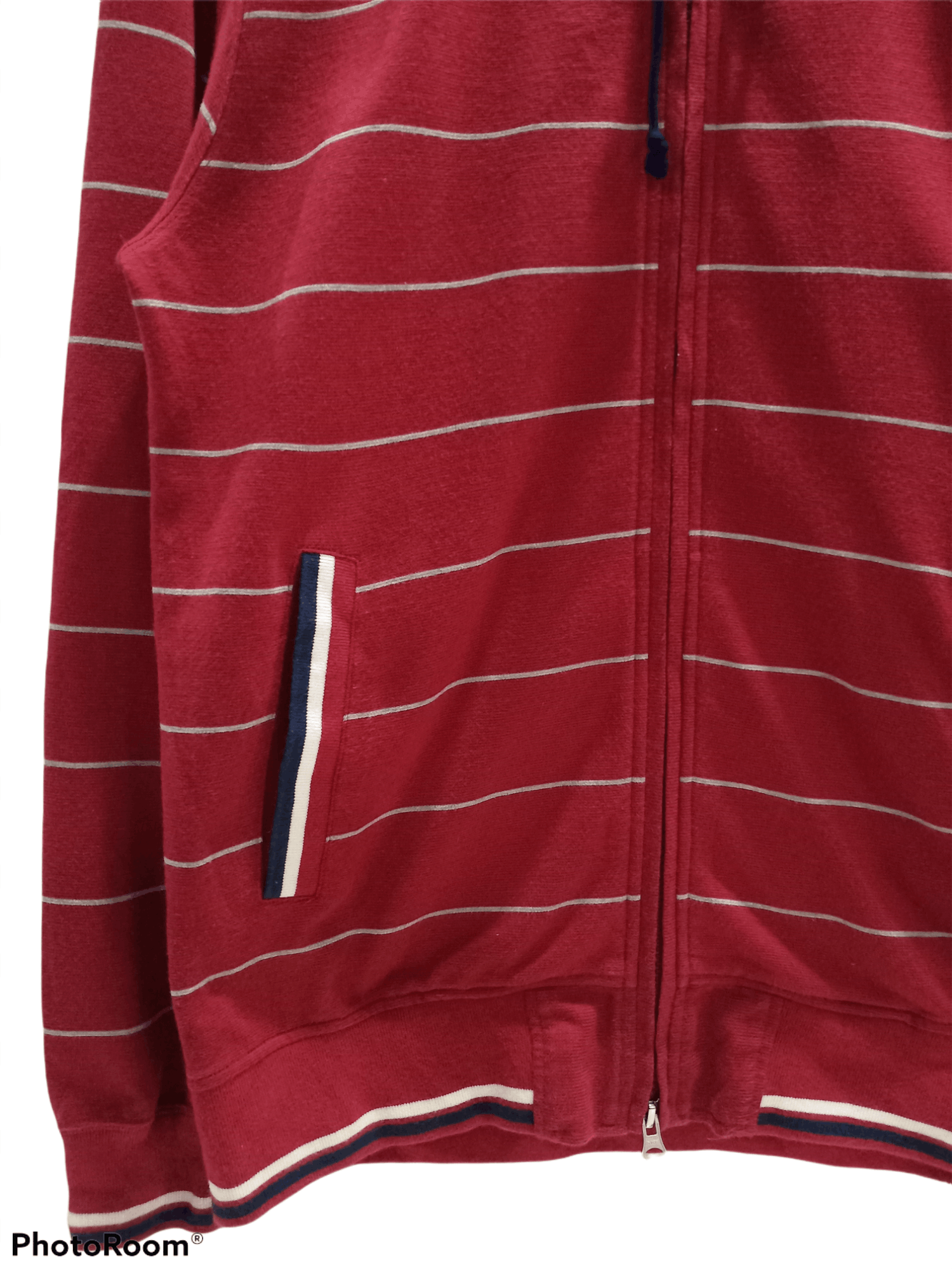 Japanese Brand Jaggy Golf Full Zipper Stripe Hoodie Size US L / EU 52-54 / 3 - 3 Thumbnail