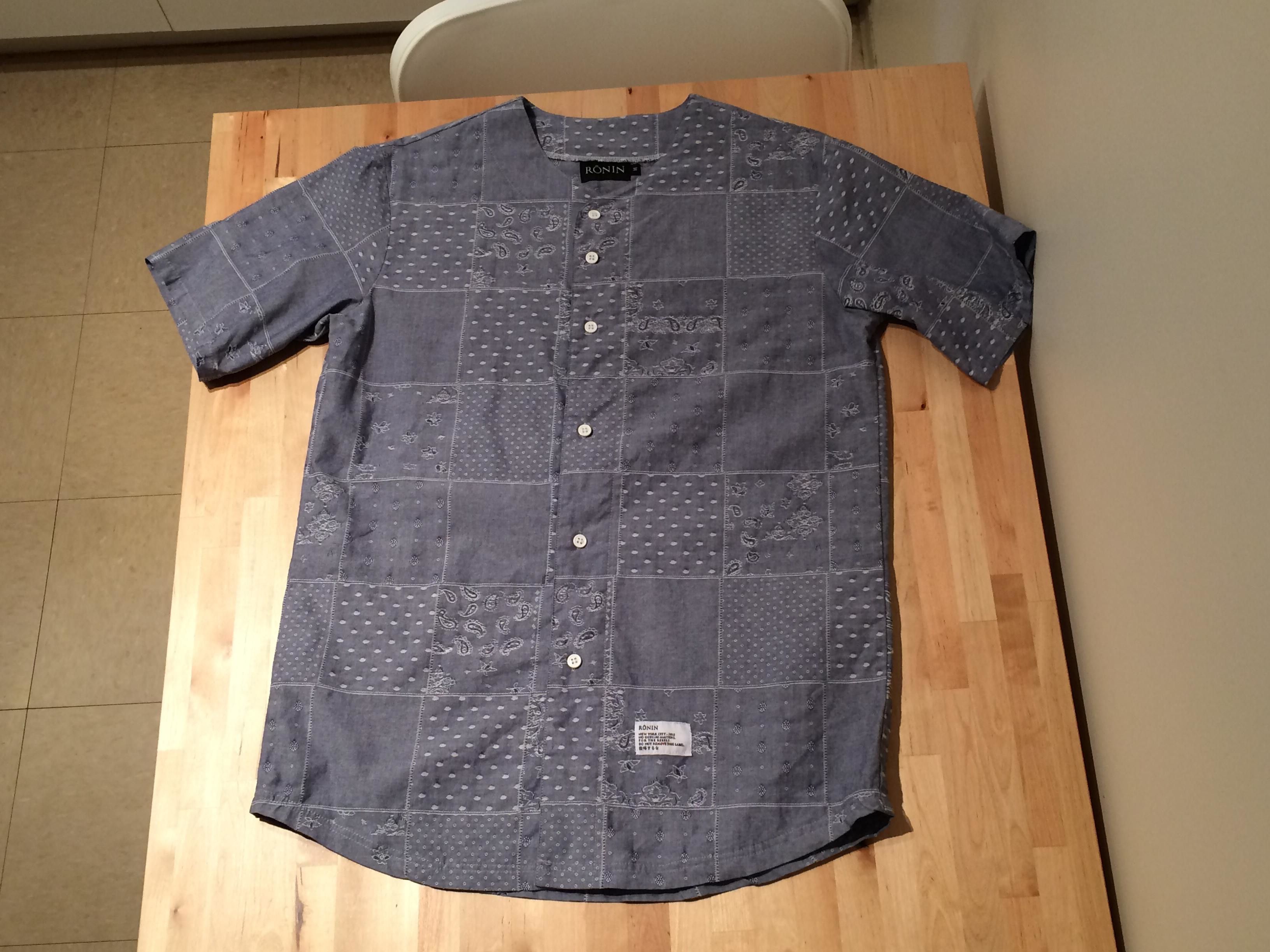 Patchwork Baseball Shirt